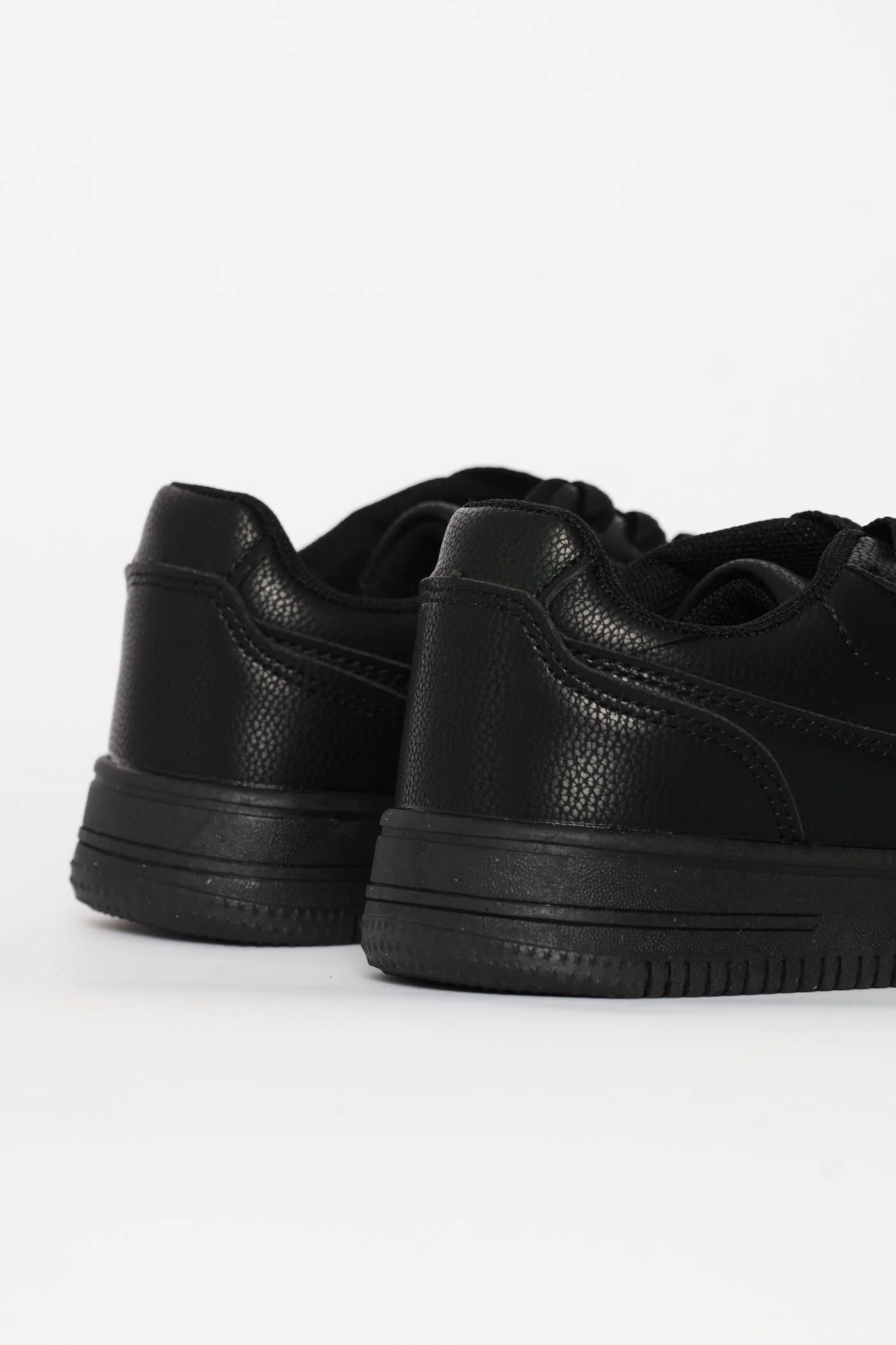 Boys Mono Court Sneaker - Black - Image 5