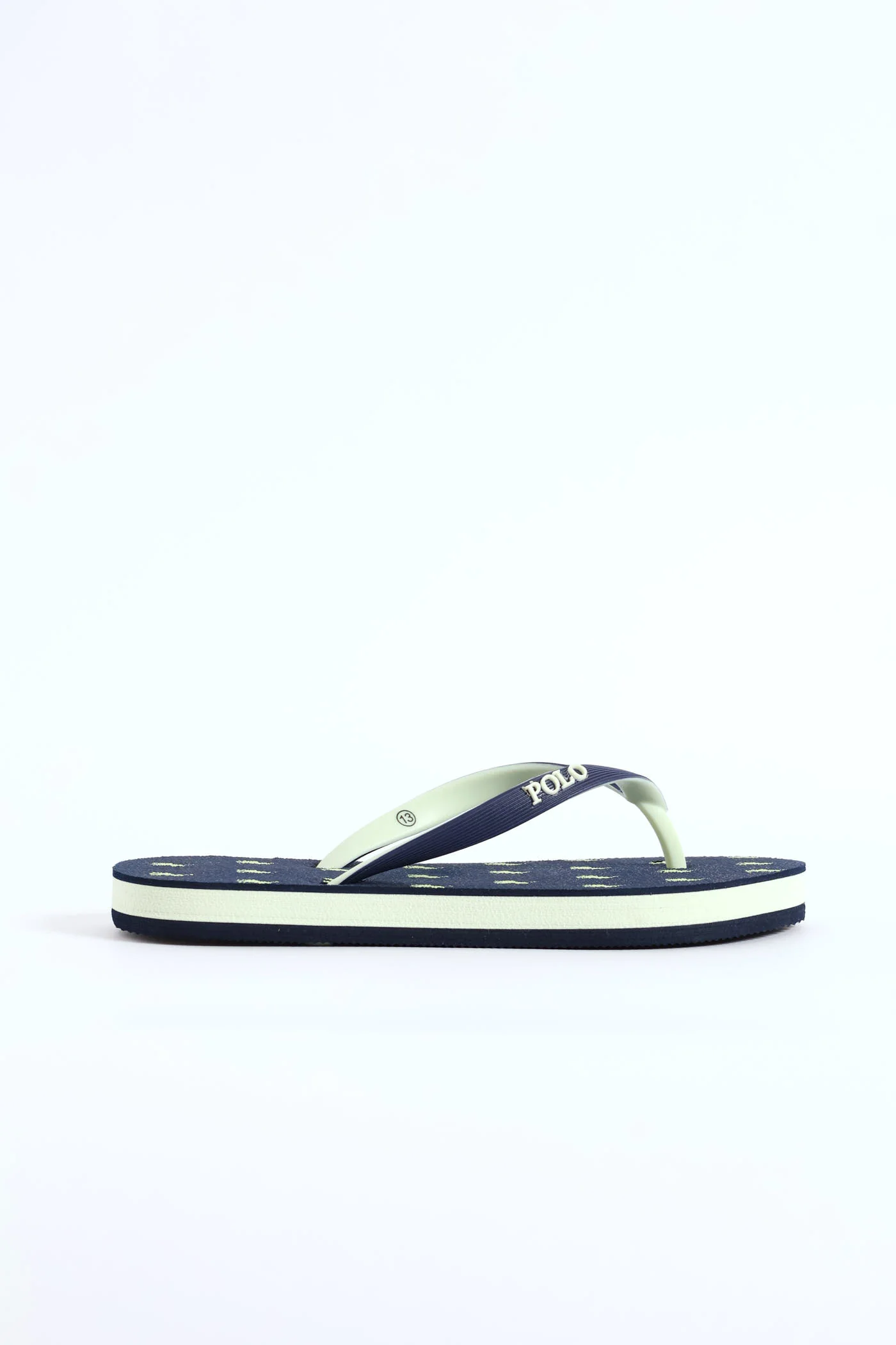 Boys Monogram Flip Flop - Navy - Image 4