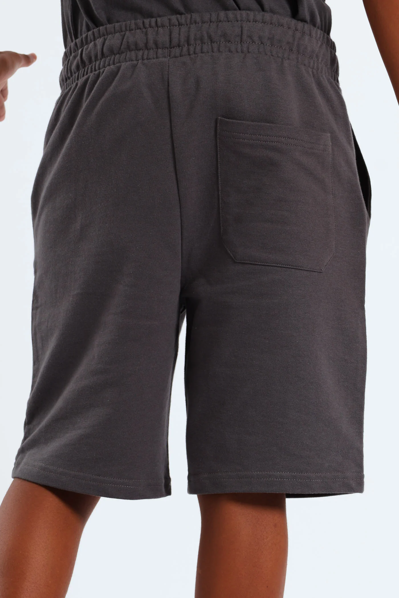 Boys Mr Beast Flash Eyes Short - Charcoal - Image 4