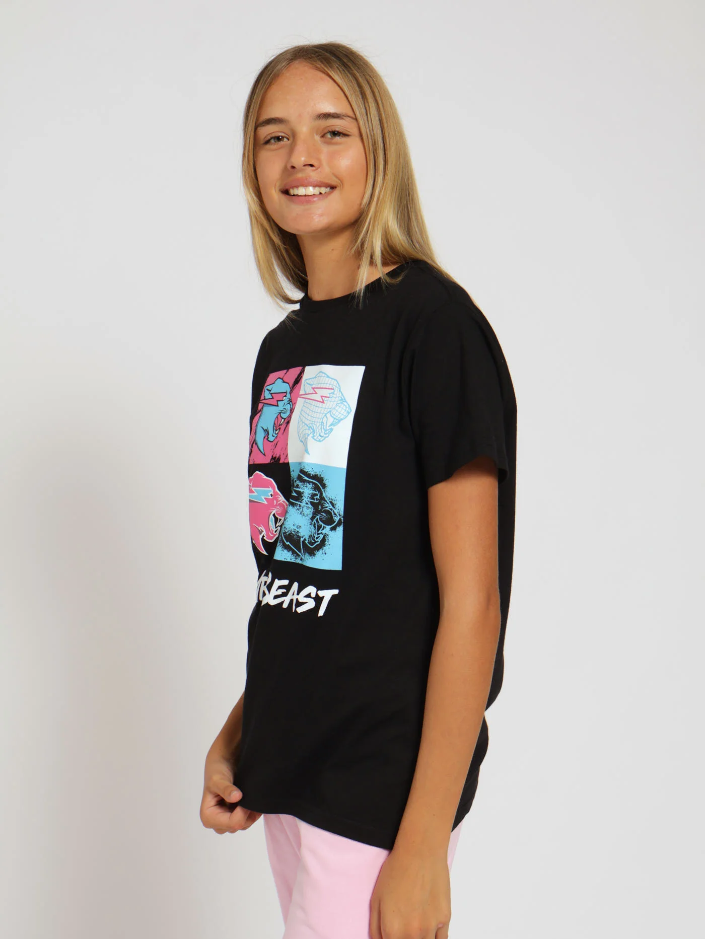 Mr Beast Tee - Black - Image 2