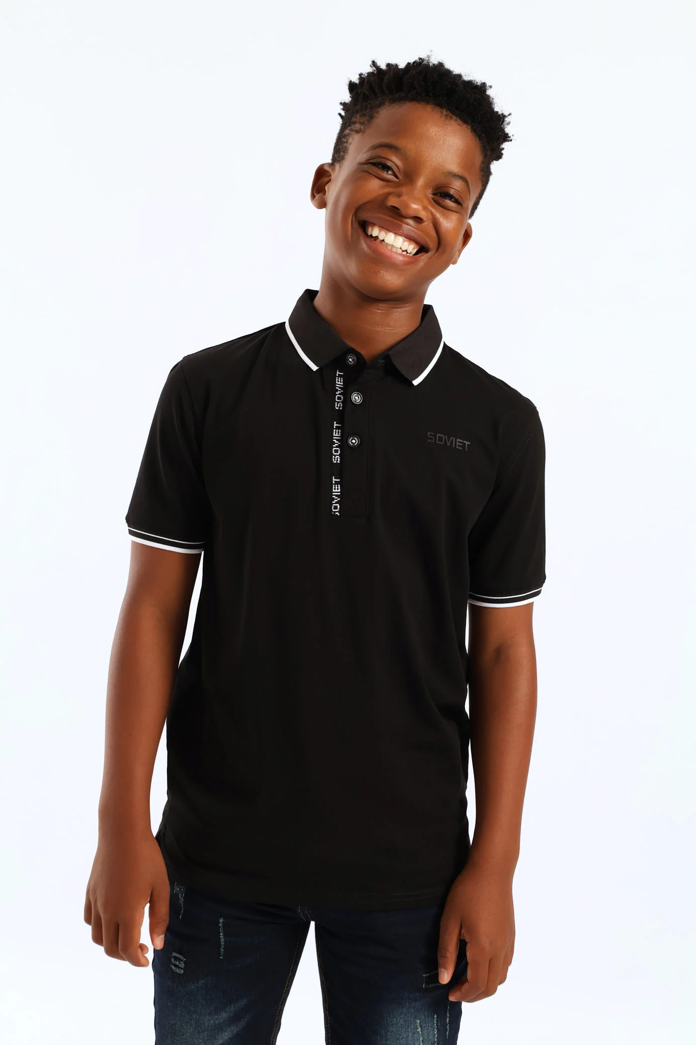 Boys Namor Golfer - Black - Image 3