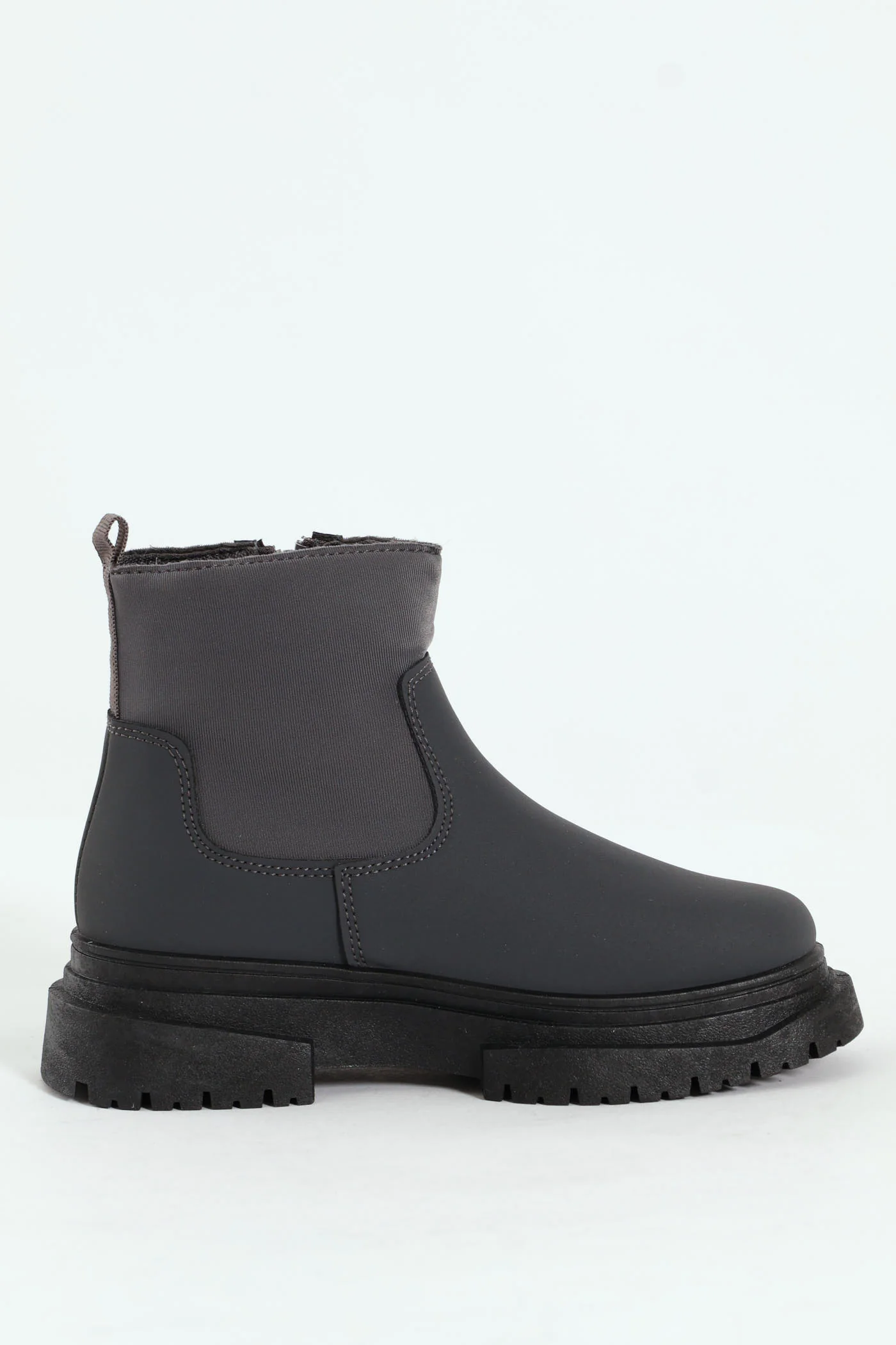 Boys Neoprene Chelsea Boot - Charcoal - Image 3