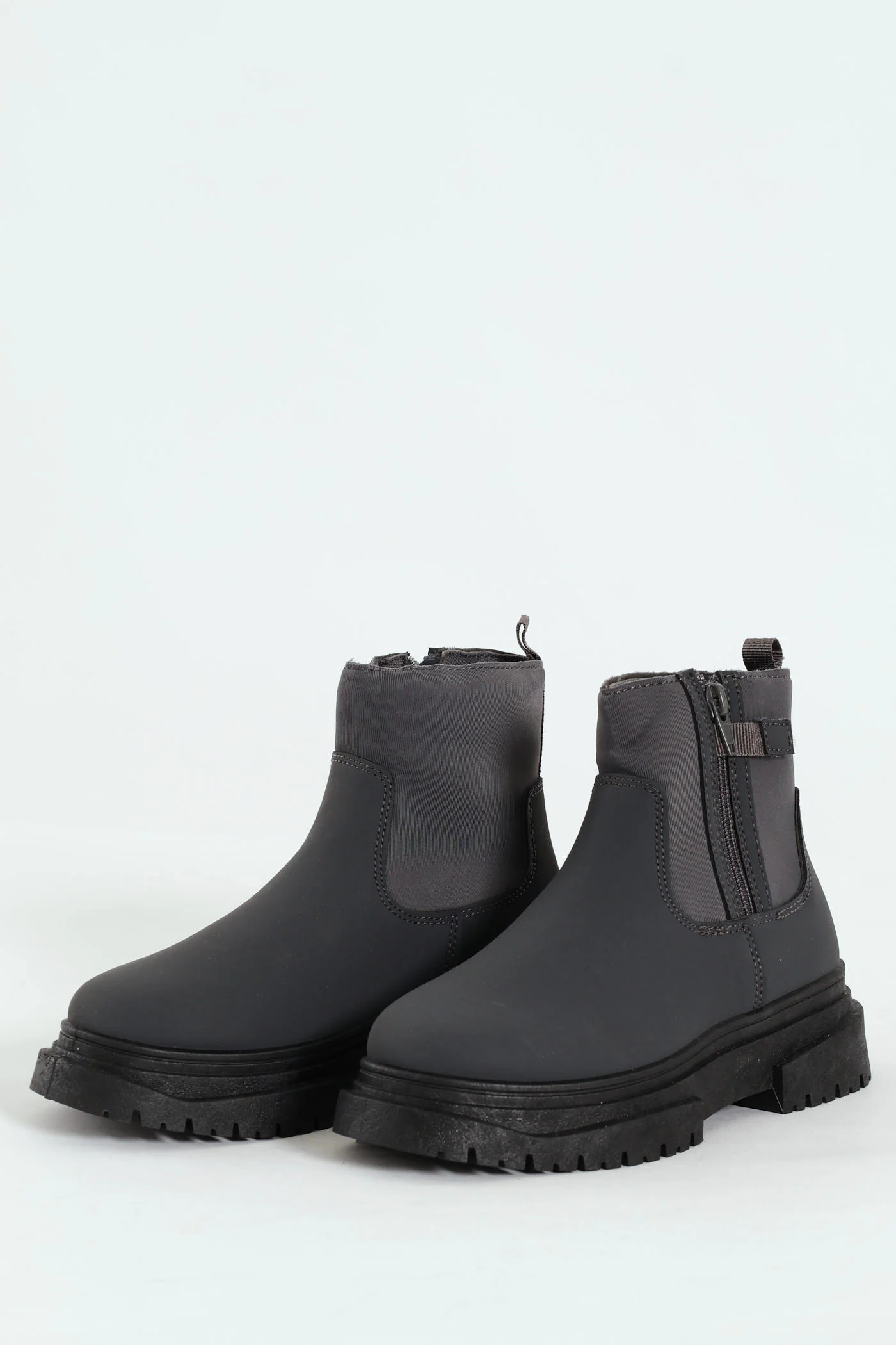 Boys Neoprene Chelsea Boot - Charcoal - Image 4