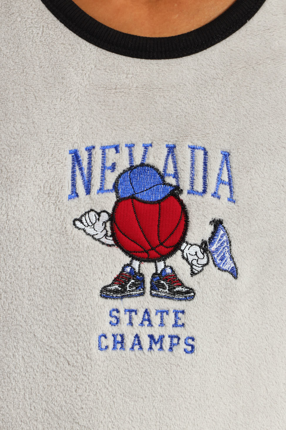 Boys Nevada State Champs Print Sleep Set - Grey - Image 4