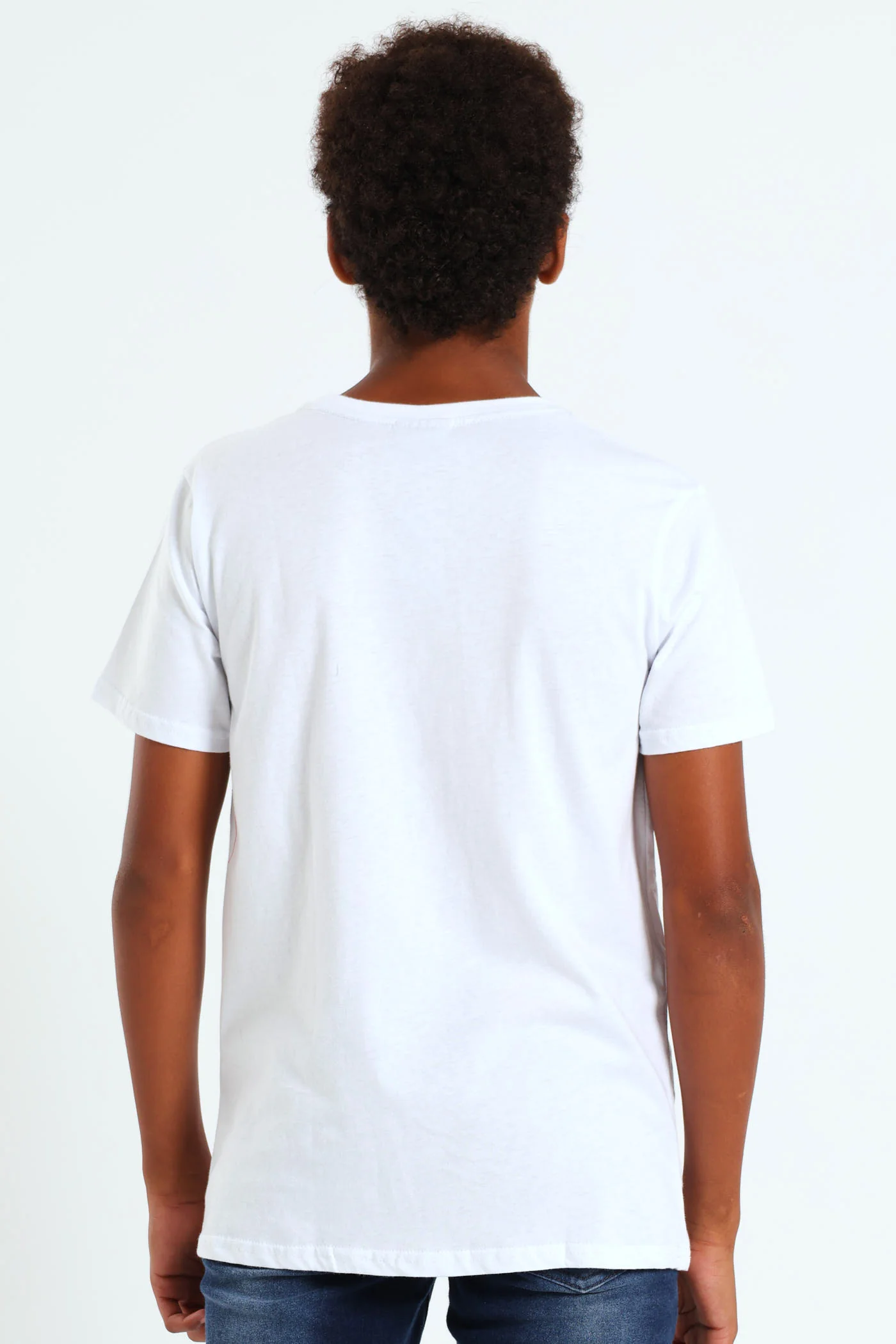 Boys New York Abstract Print Tee - White - Image 3
