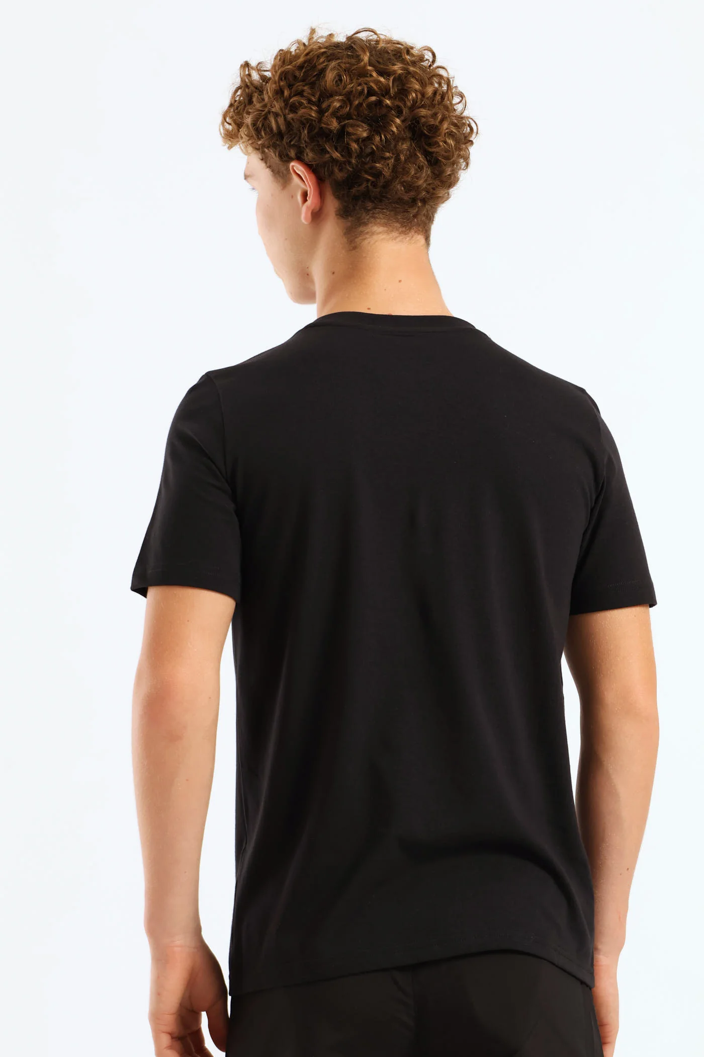 Boys No.1 Logo Tee - Black - Image 2