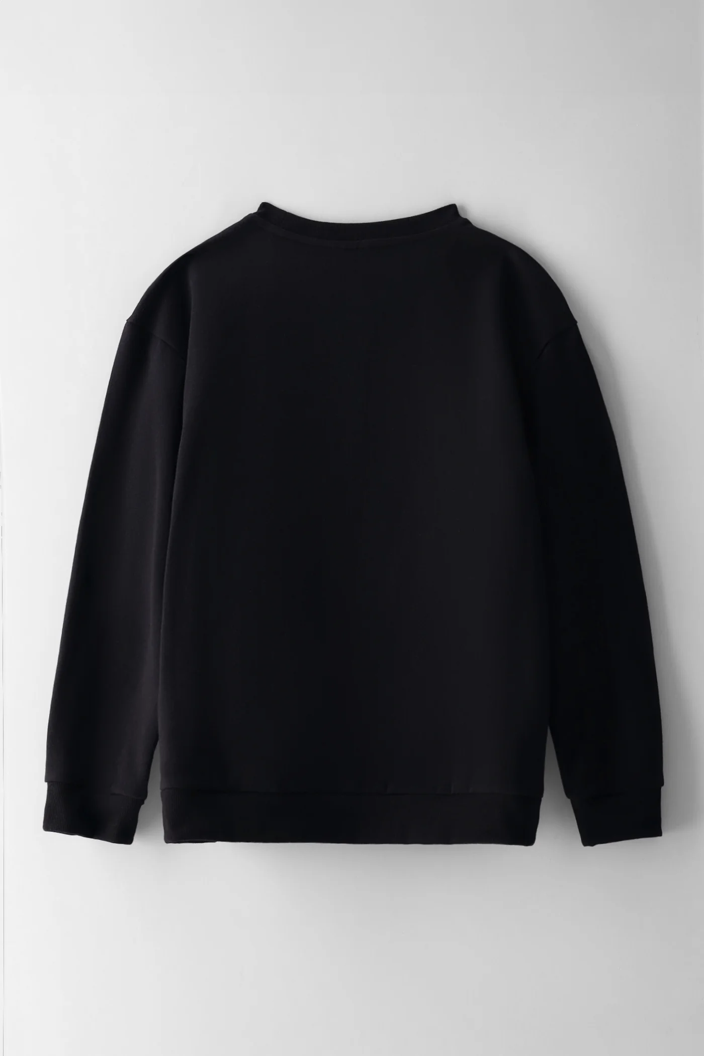 Boys Nyc Crew Teddy Print Fleece Top - Black - Image 2
