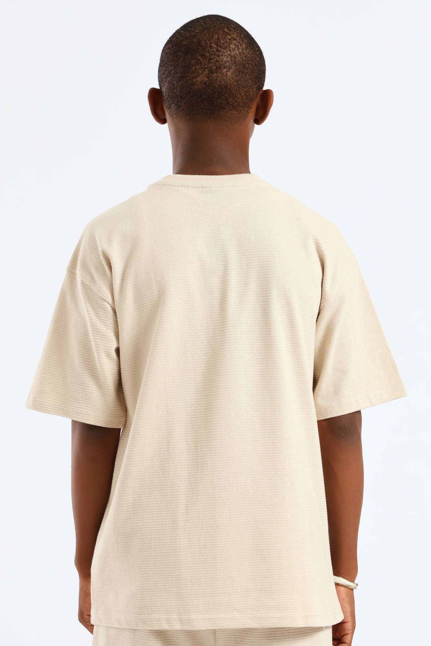 Boys Ottoman Oversized Tee - Stone - Image 4