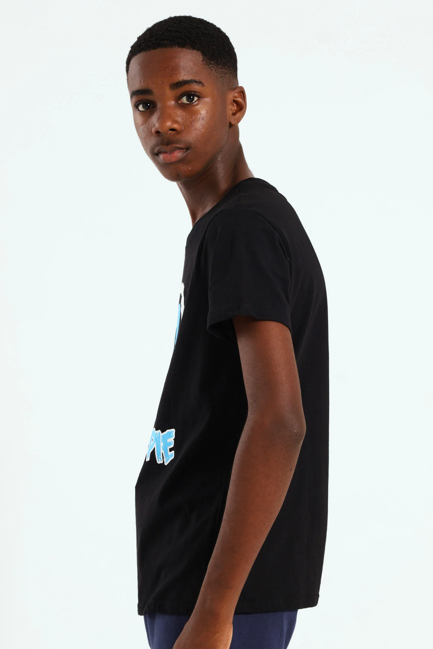 Boys Pewdiepie Tee - Black - Image 3