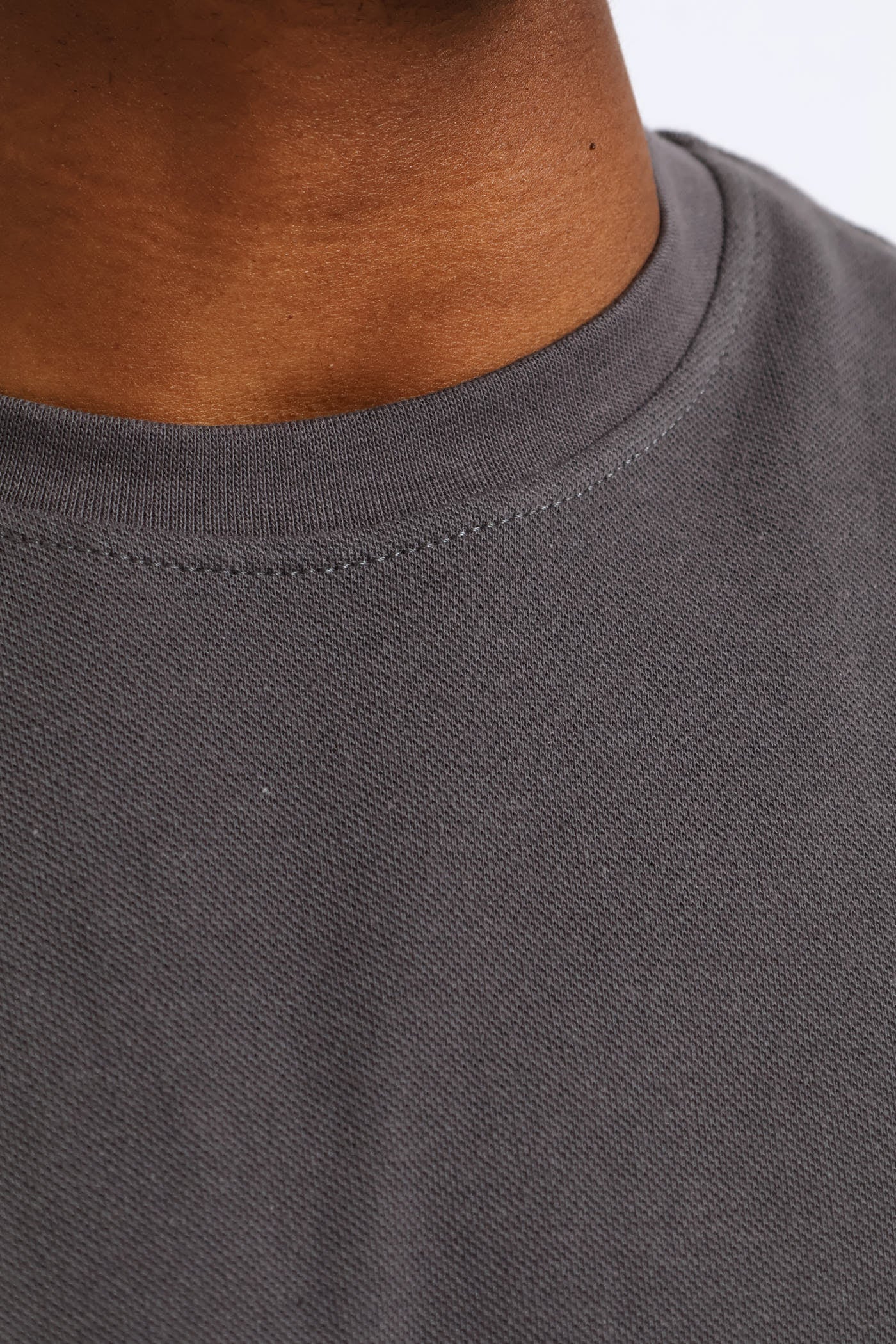 Boys Pique T-Shirt - Charcoal - Image 2