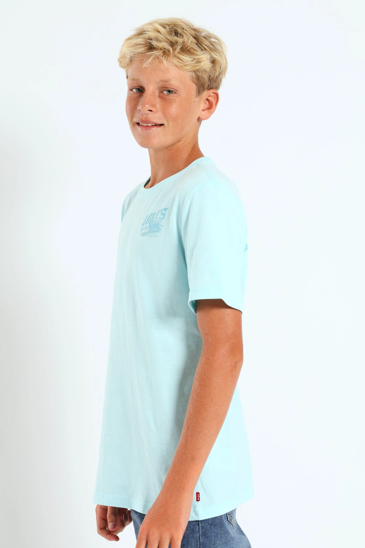 Boys Pocket Pastel Print Tee - Image 2