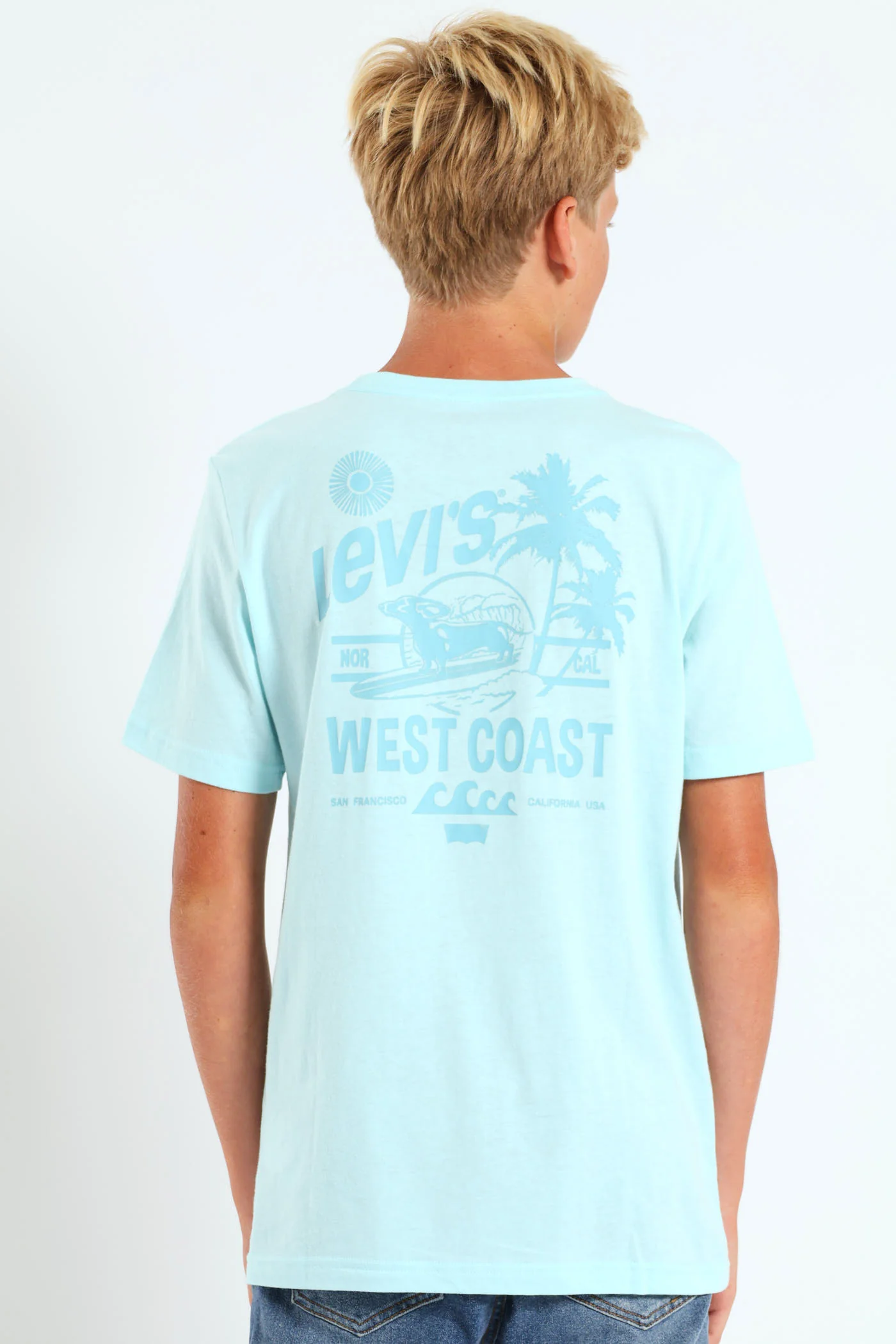 Boys Pocket Pastel Print Tee - Image 3