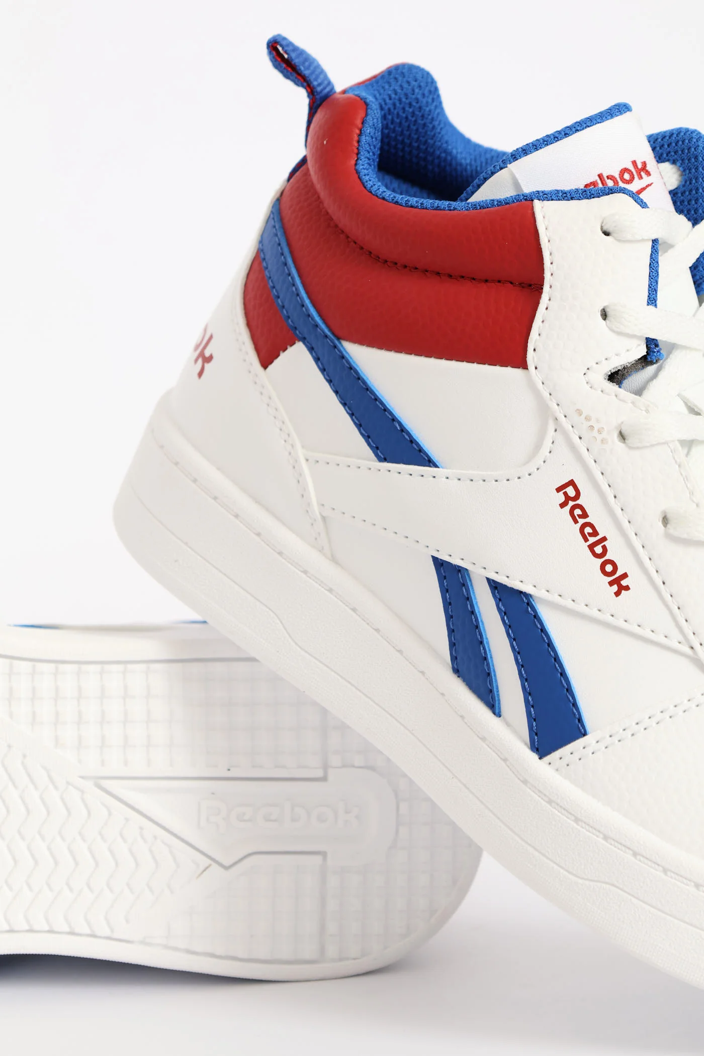 Boys Prime 2.0 Mid Sneaker - White/Red - Image 5