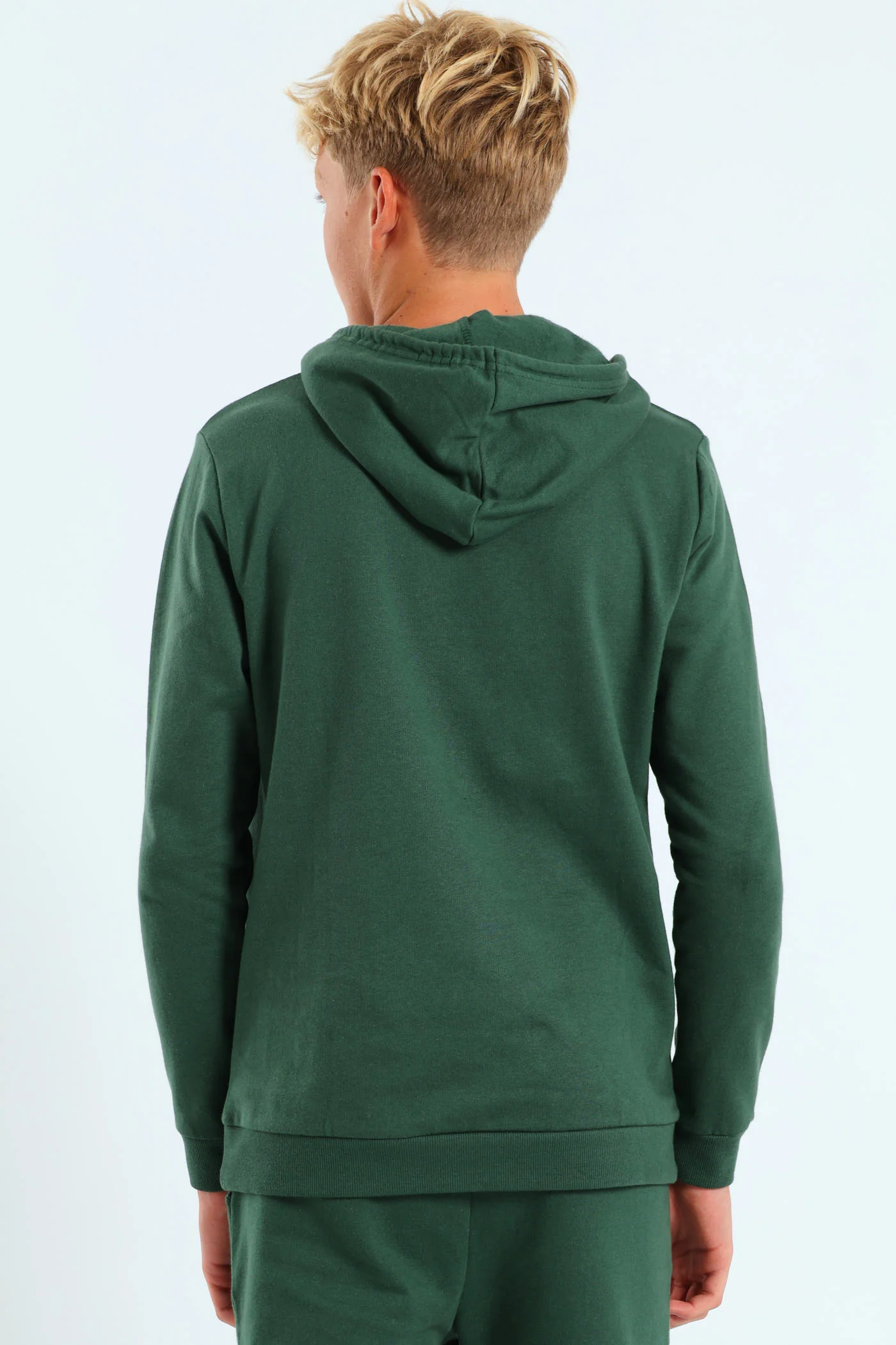 Boys Print Hoody - Green - Image 4