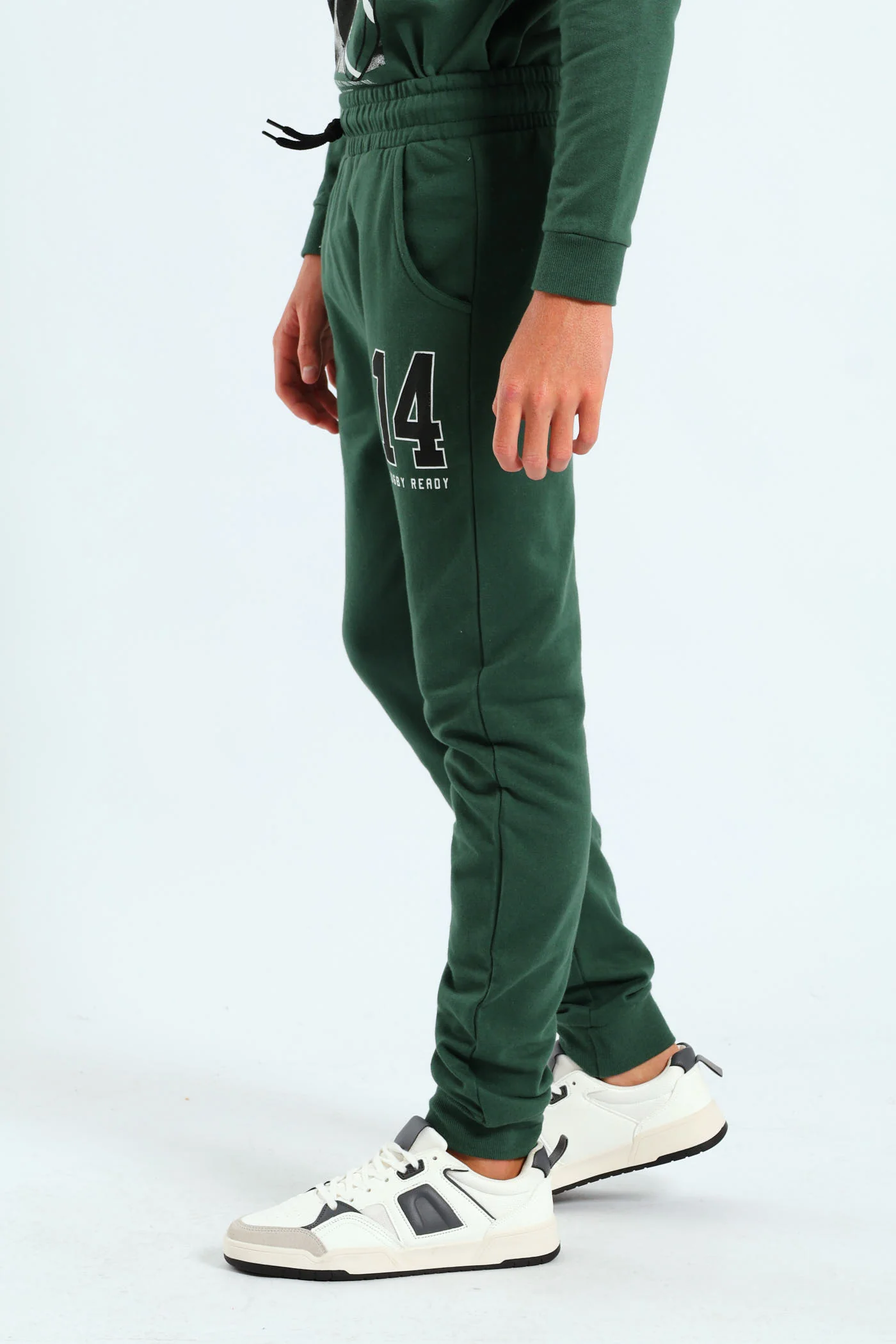 Boys Print Jogger - Green - Image 3