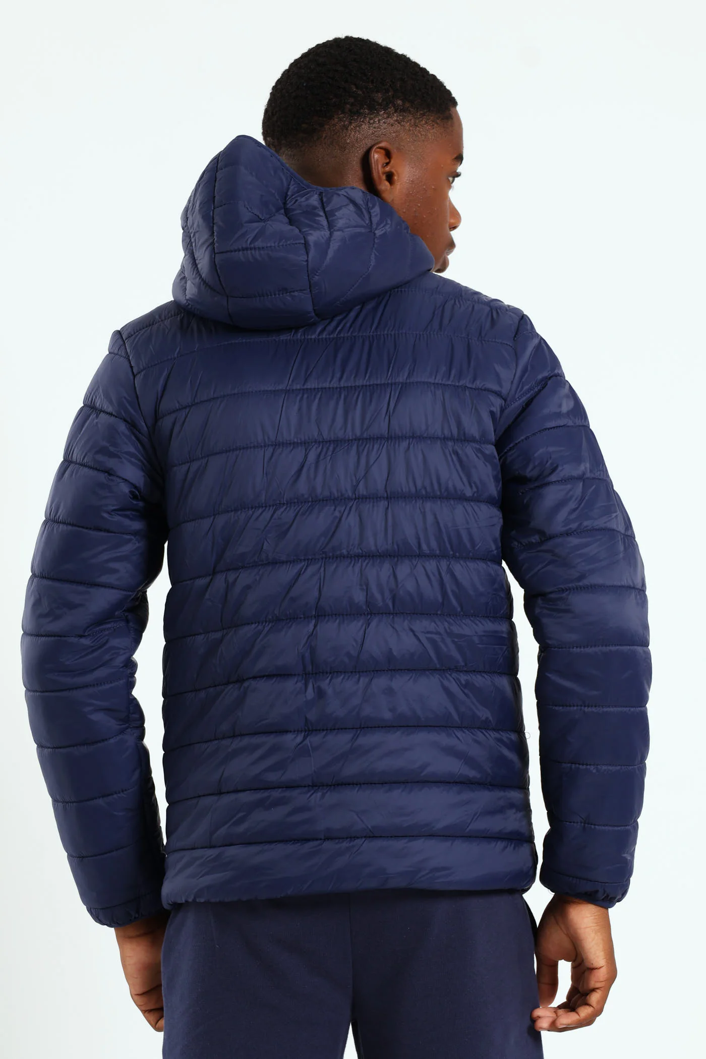 Boys Puffer Jacket - Navy - Image 2