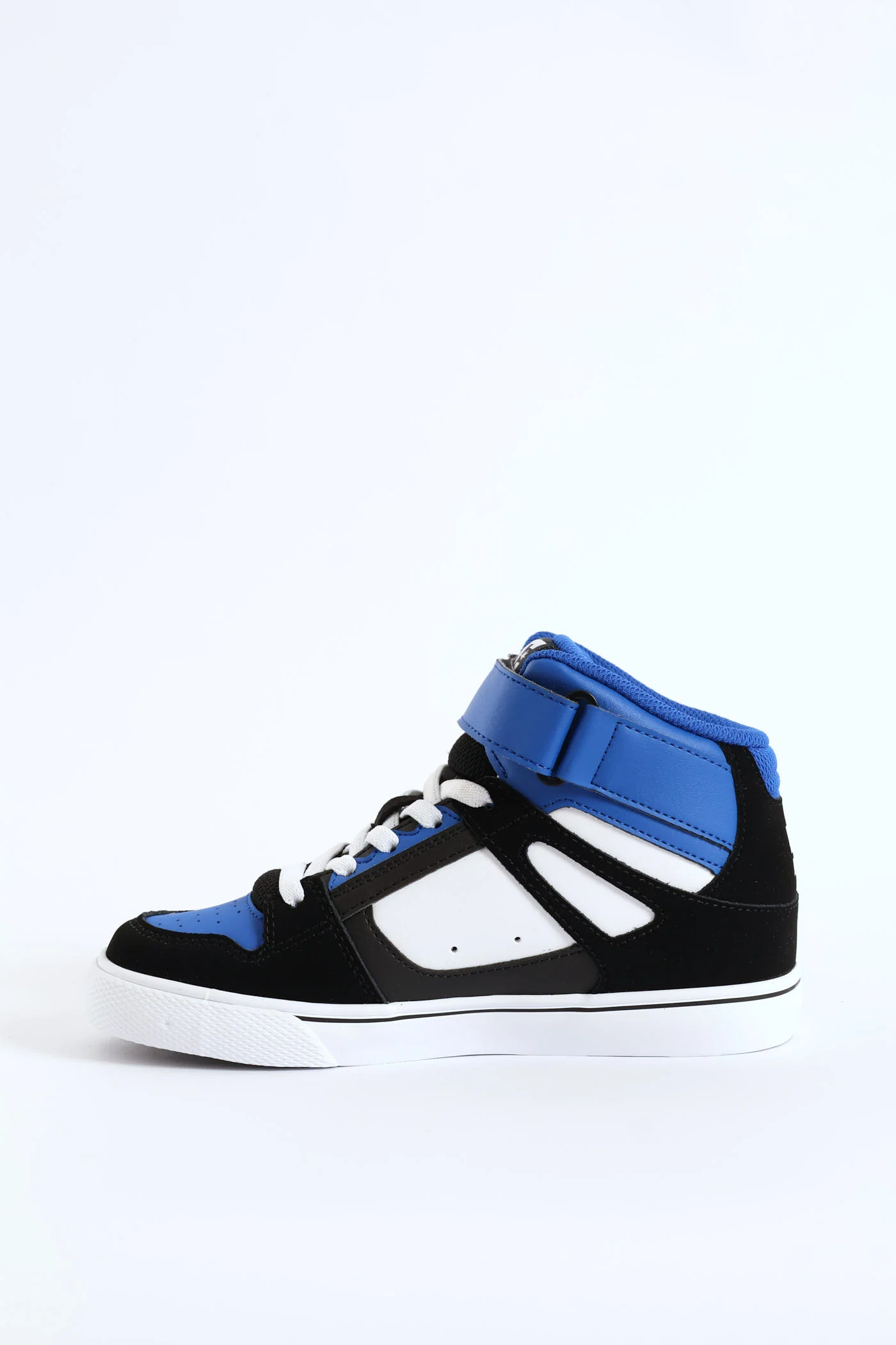 Boys Pure Hitop Ev Dc Sneaker - Black/Navy - Image 6