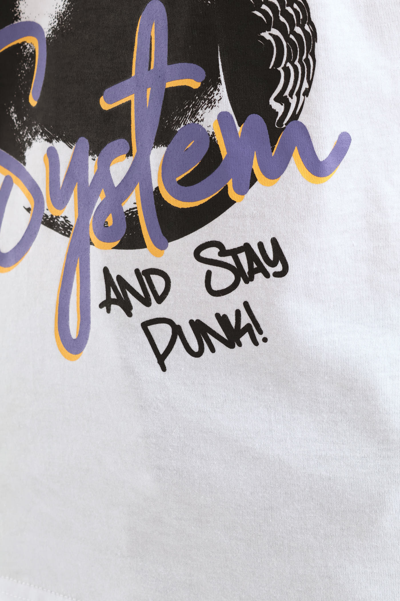 Boys Quack Print Tee - White - Image 2
