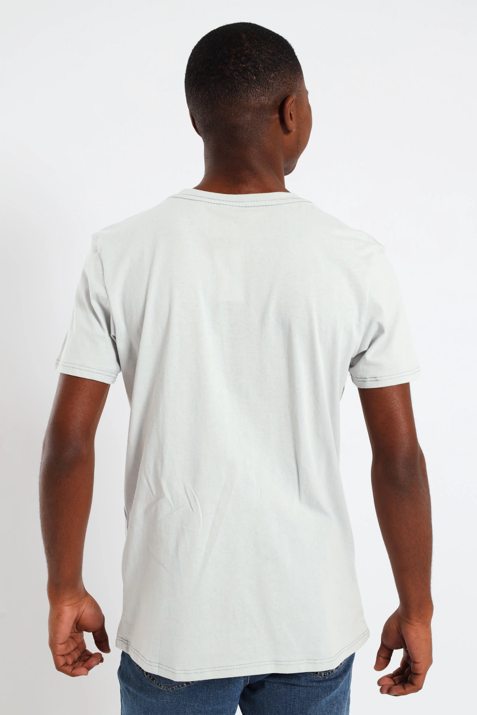 Boys Racing Car Printed Tee - Ice Grey - Image 2