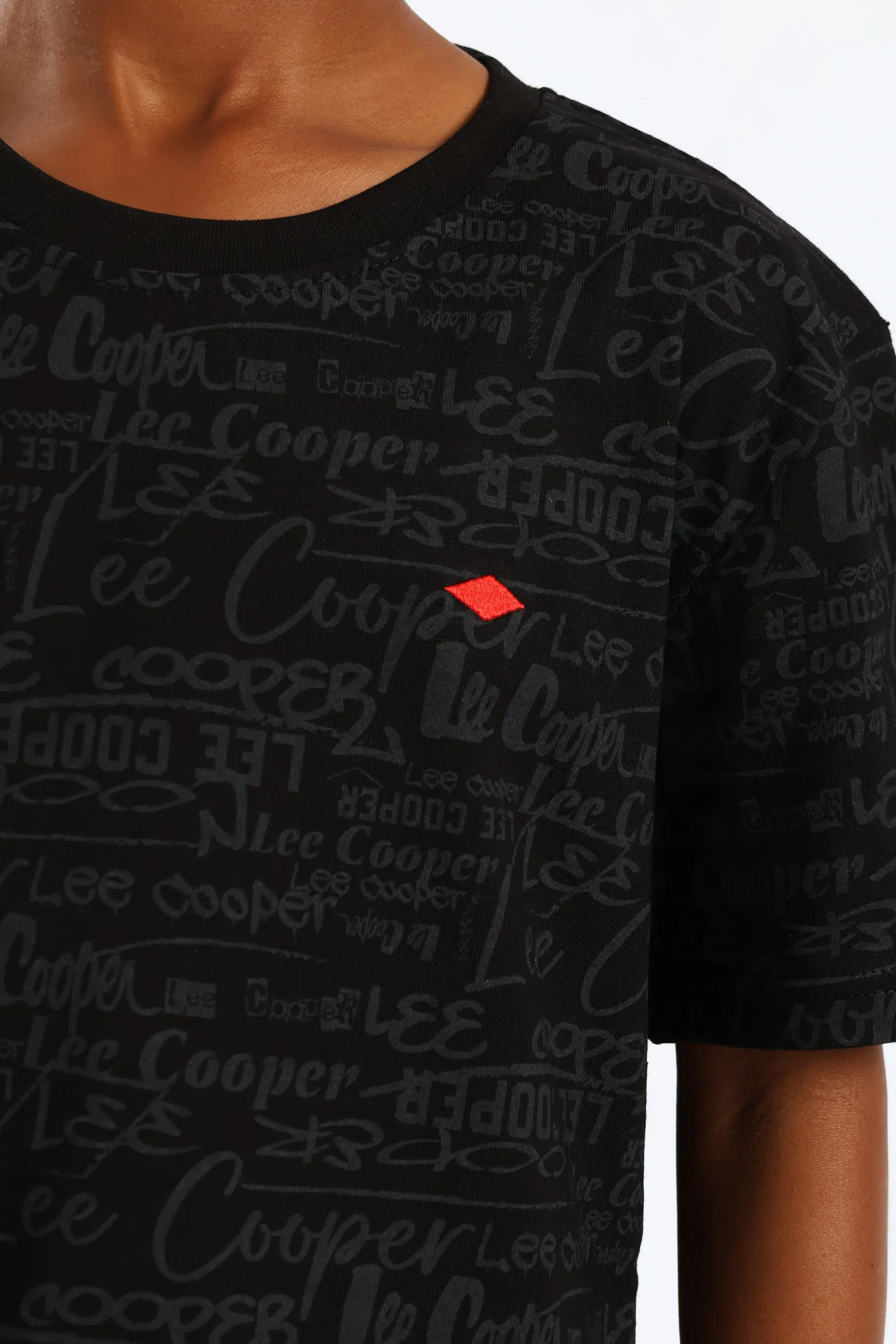 Boys Rashid Print T-Shirt - Black - Image 5