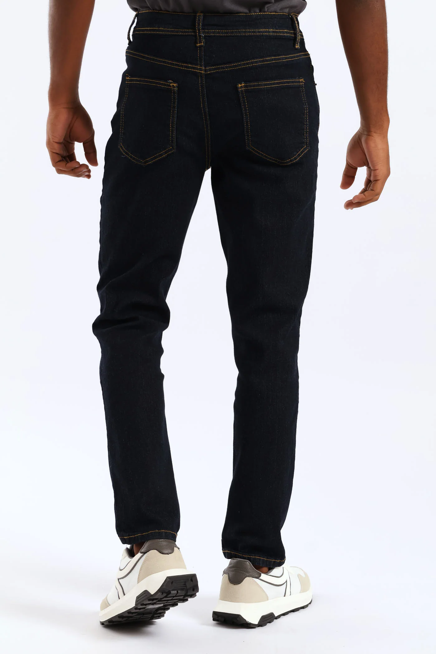 Boys Raw Denim Straight Jean - Blue - Image 5