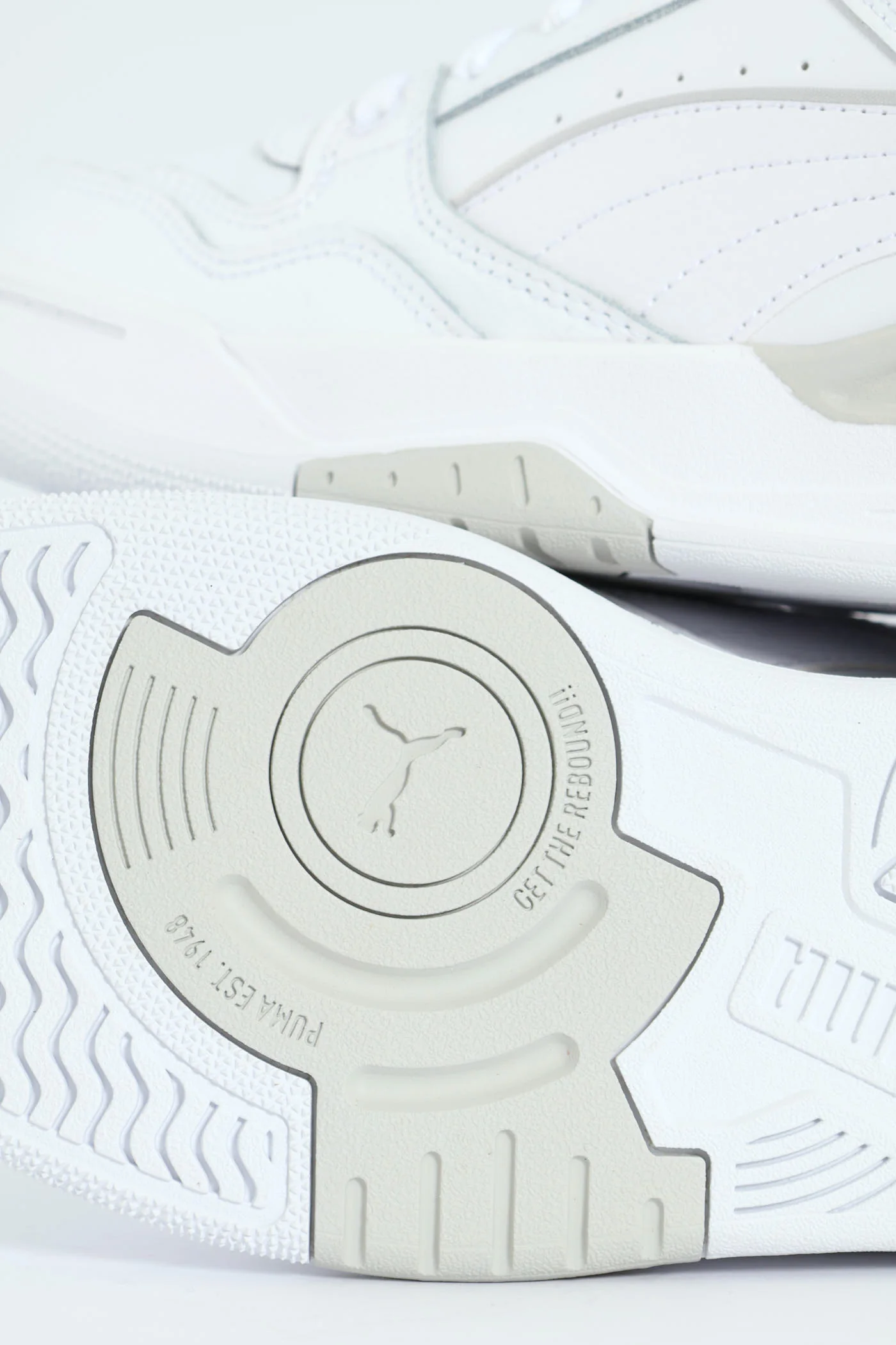 Boys Rebound Retro Jr Sneaker - White - Image 7