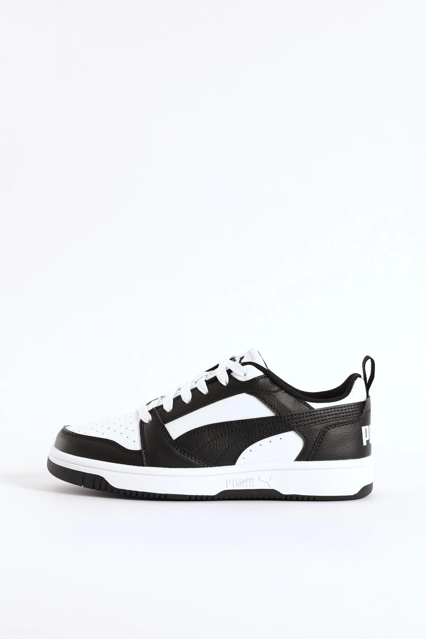 Boys Rebound V6 Lo Sneaker - Black/White - Image 8