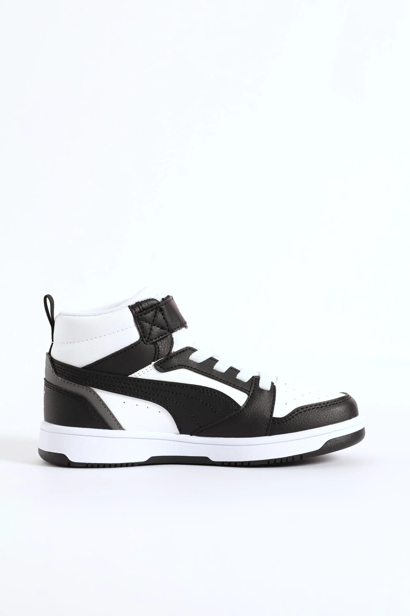 Boys Rebound V6 Mid Ac+ Sneaker - White/Black - Image 2