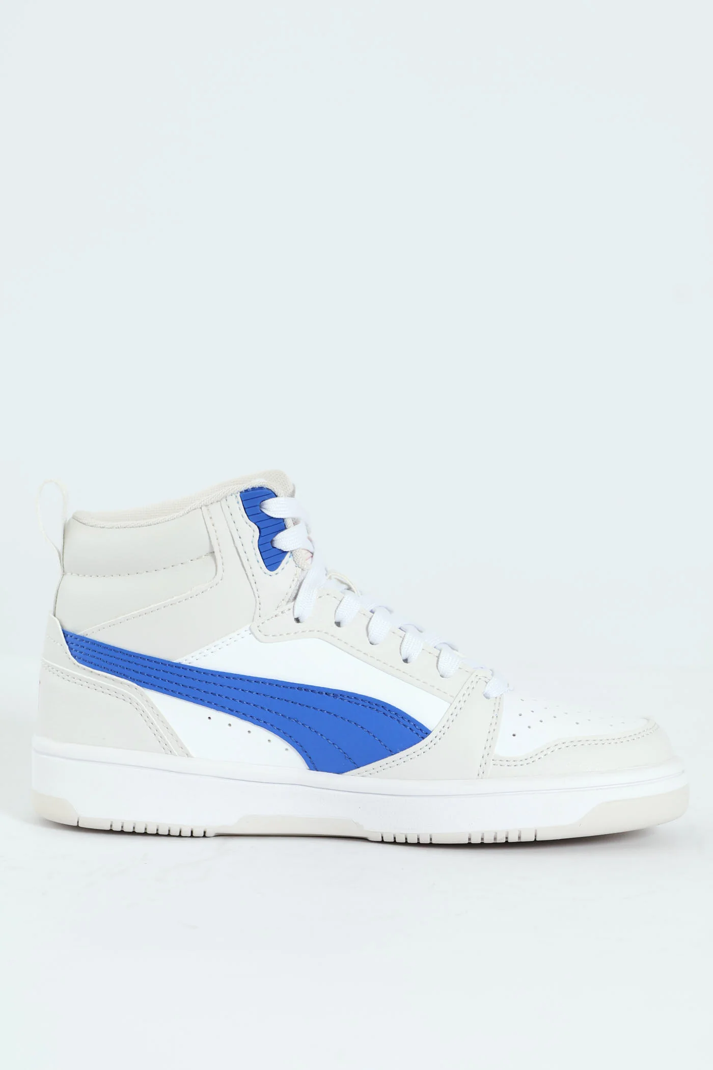 Boys Rebound V6 Mid Jr Sneaker - Grey - Image 4