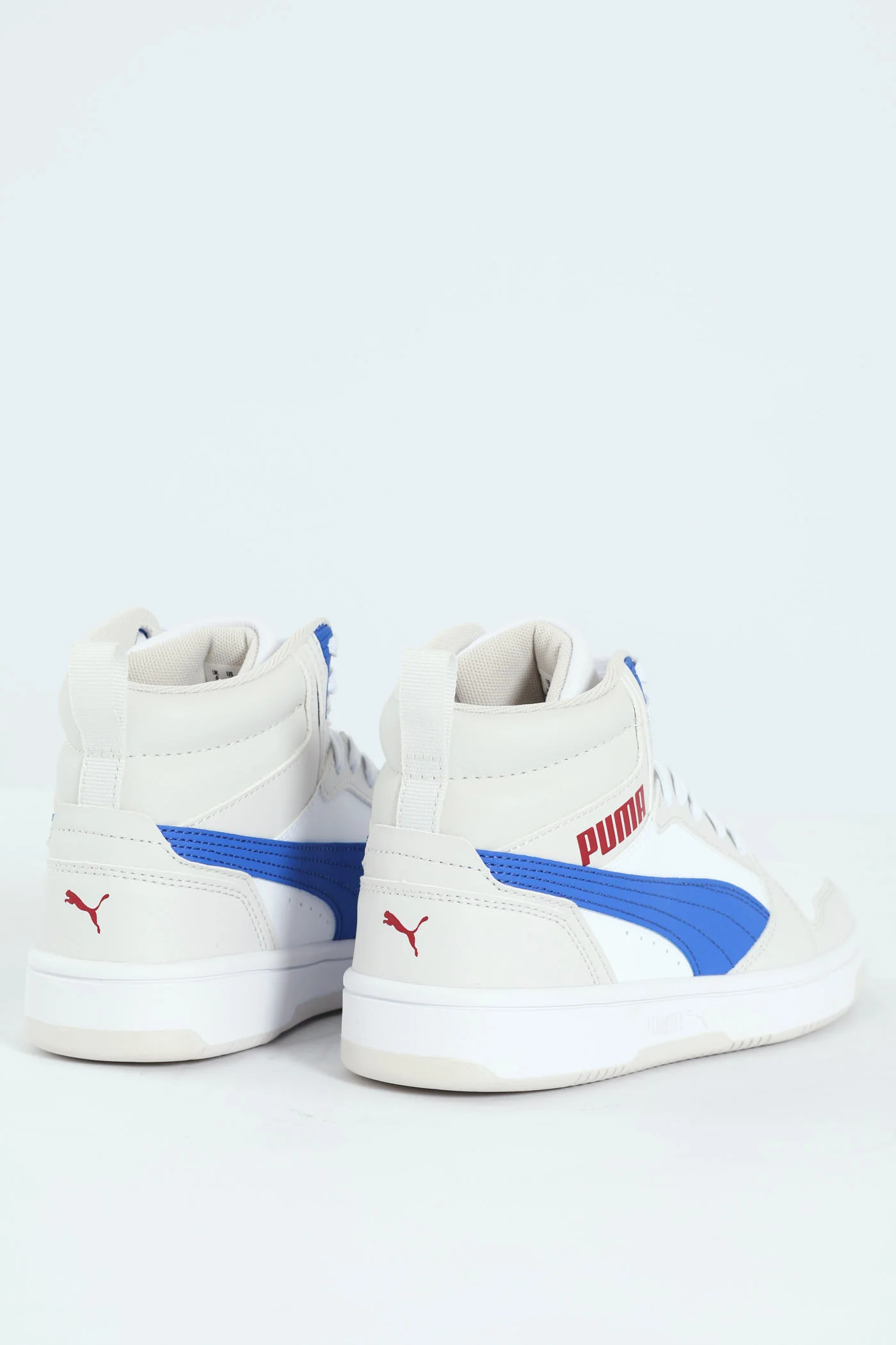 Boys Rebound V6 Mid Jr Sneaker - Grey - Image 6