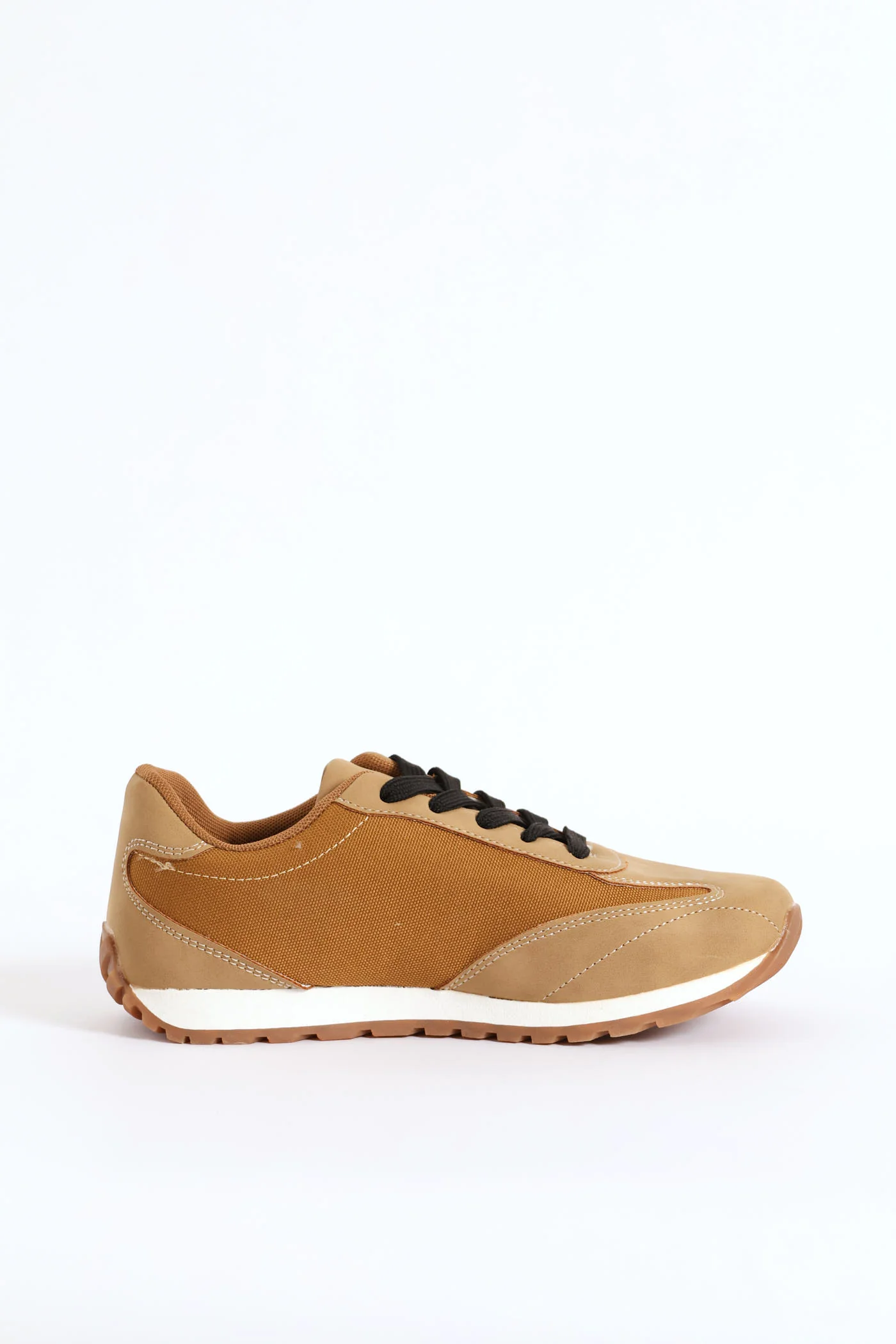 Boys Retro Sneaker - Brown - Image 4