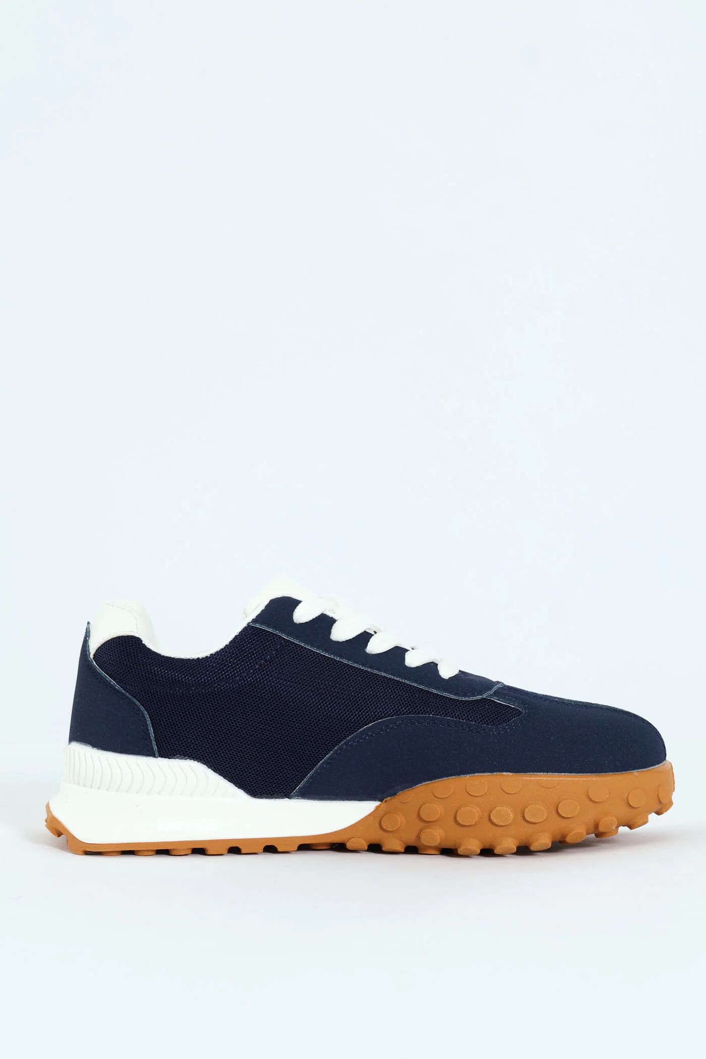 Boys Retro Sneaker - Navy - Image 4