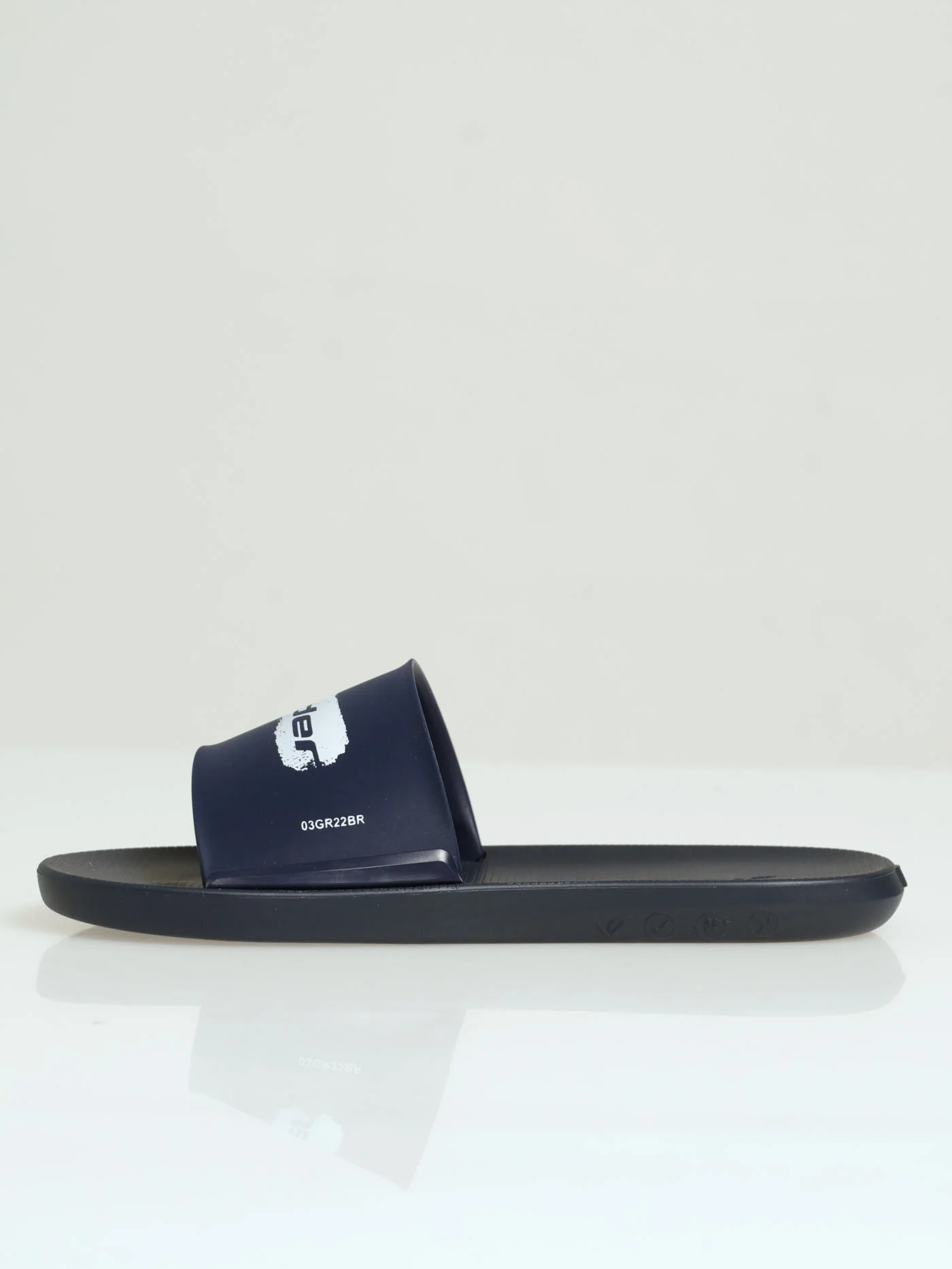 Boys Rider Pool Slide - Black/White - Image 2