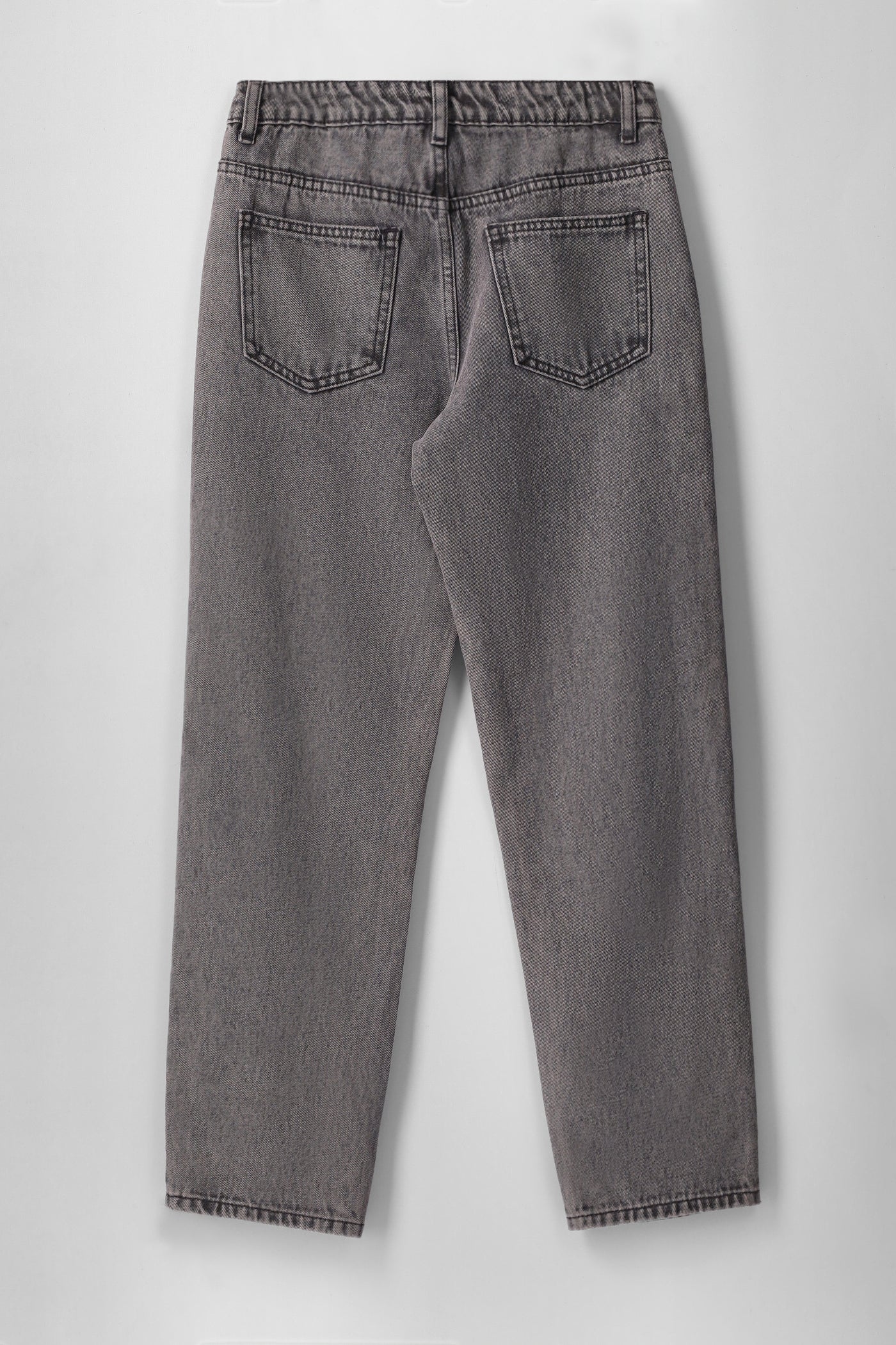 Boys Ripped Straight Leg Jean - Grey Wash - Image 2