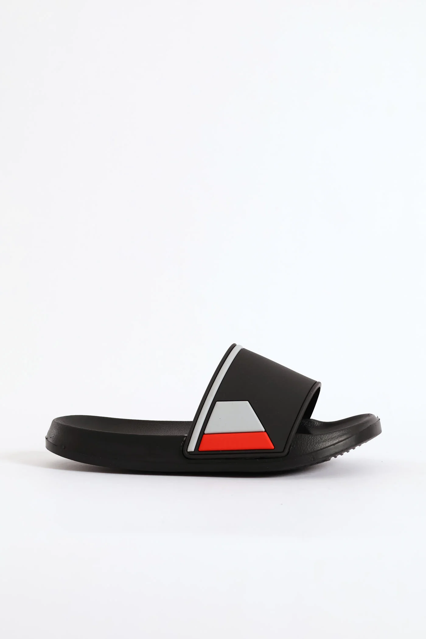 Boys Rubber Vamp Pool Slide - Black - Image 3
