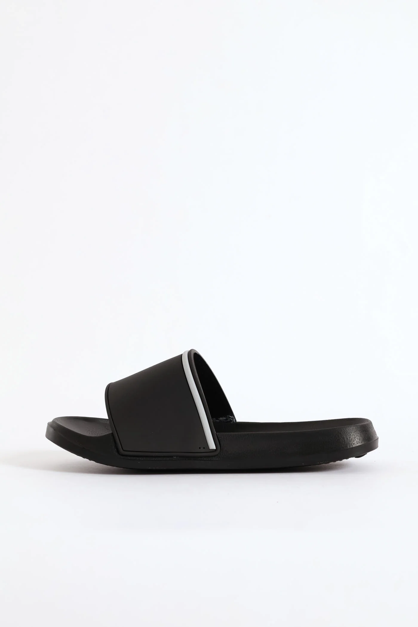 Boys Rubber Vamp Pool Slide - Black - Image 4