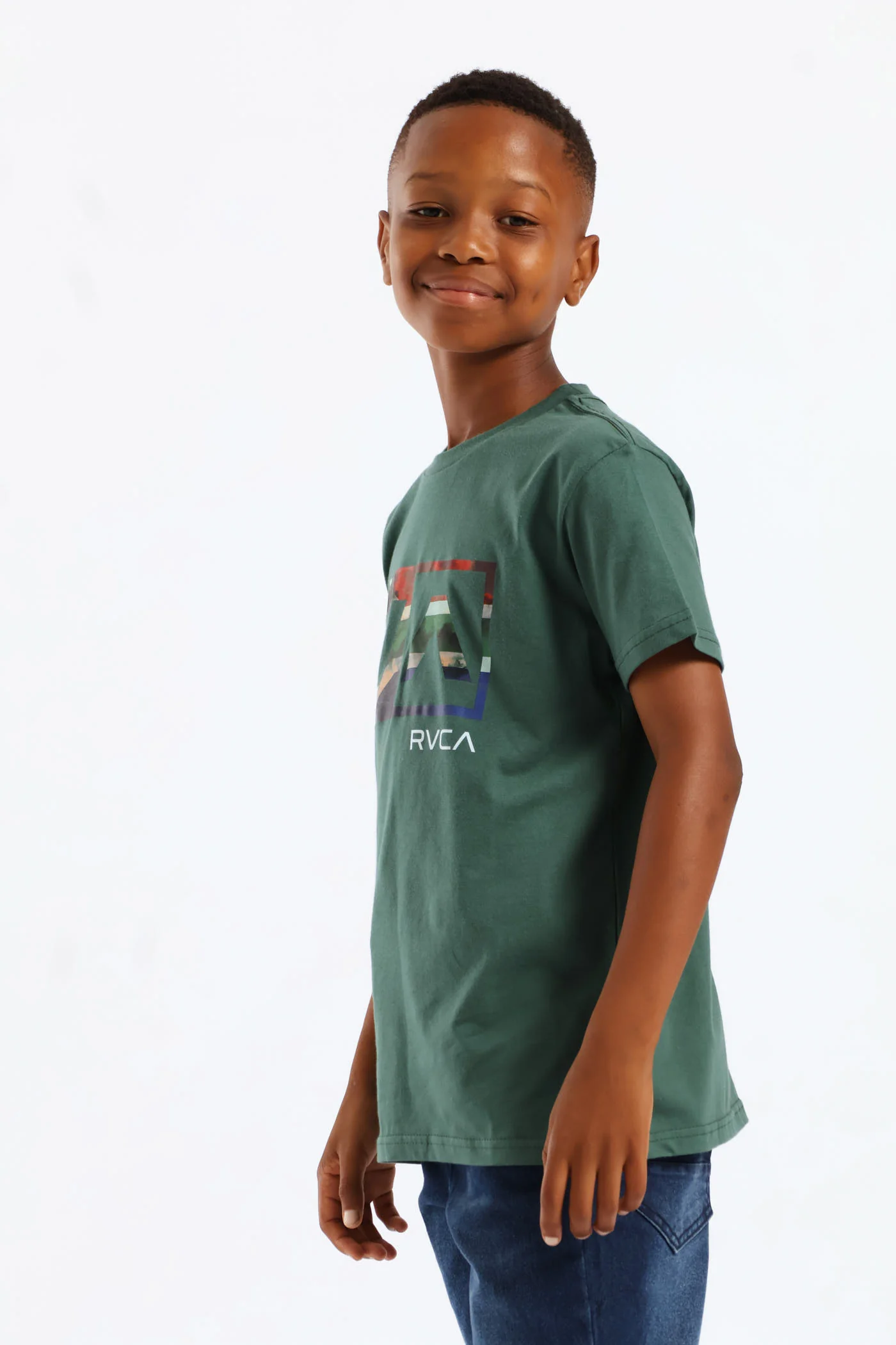 Boys Sa Flag Tee - Green - Image 3