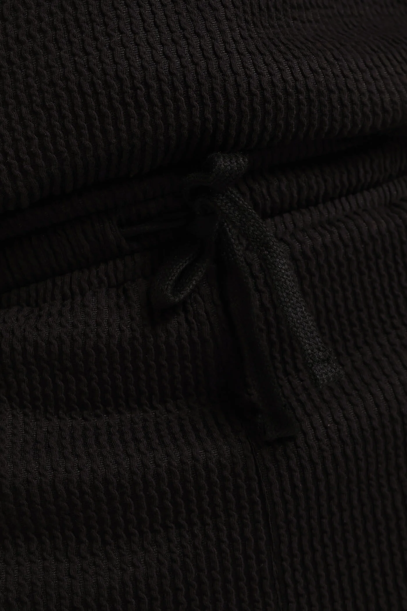Boys Seersucker Shorts - Black - Image 4
