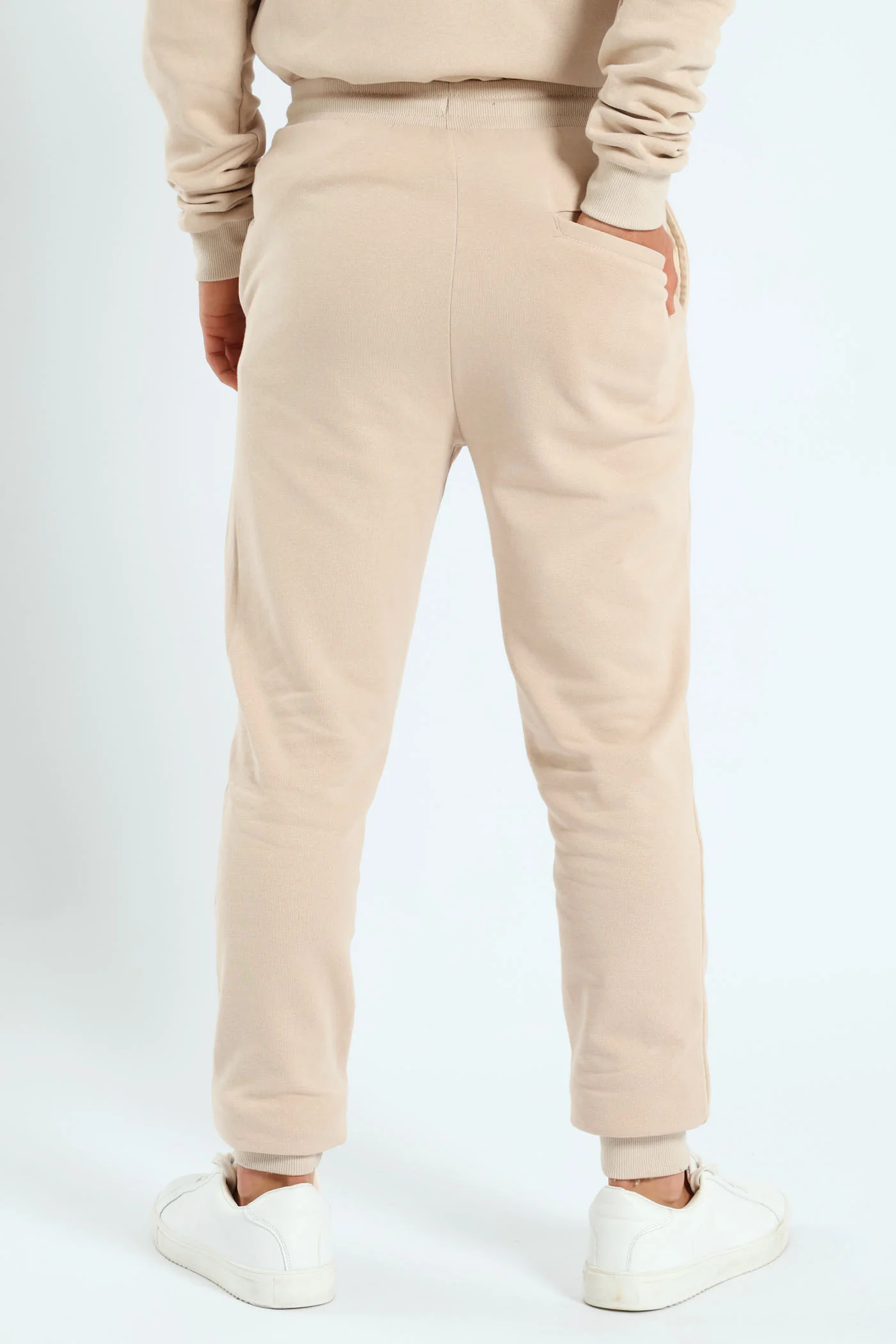 Boys Silicone Leg Print Jogger - Stone - Image 5