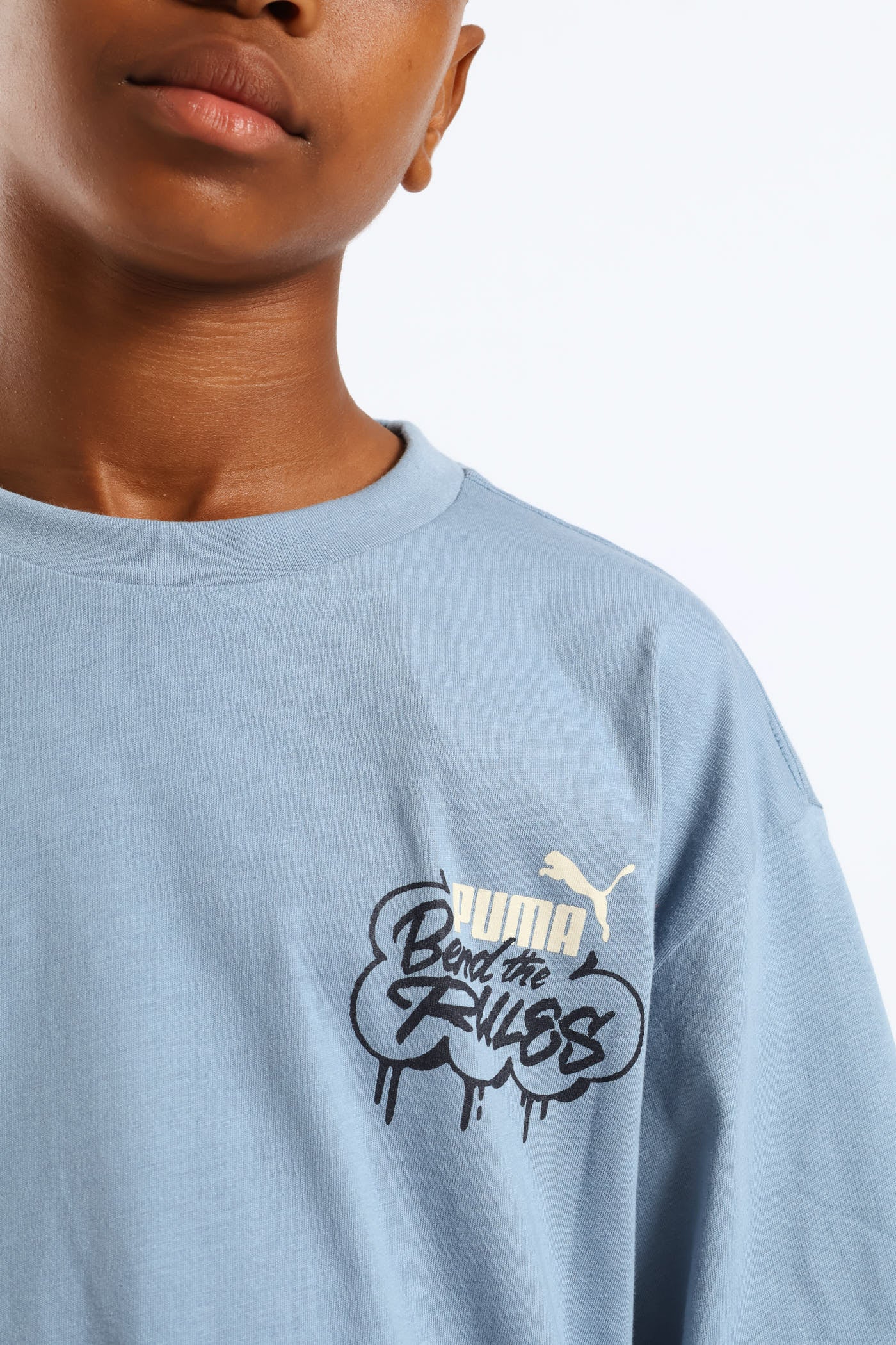 Boys Skate Back Print Tee - Blue - Image 5