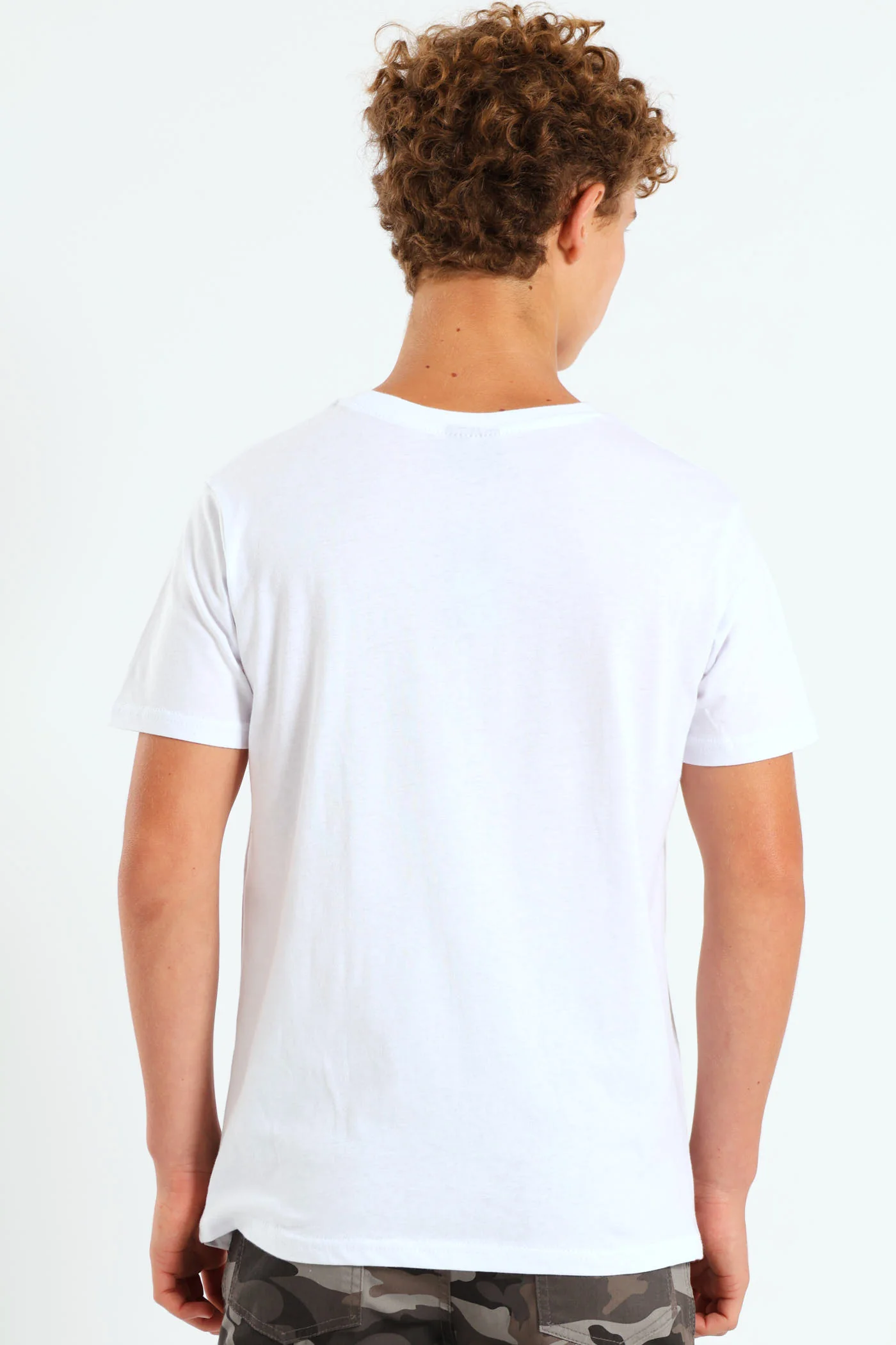 Boys Skate Bike Print Tee - White - Image 3