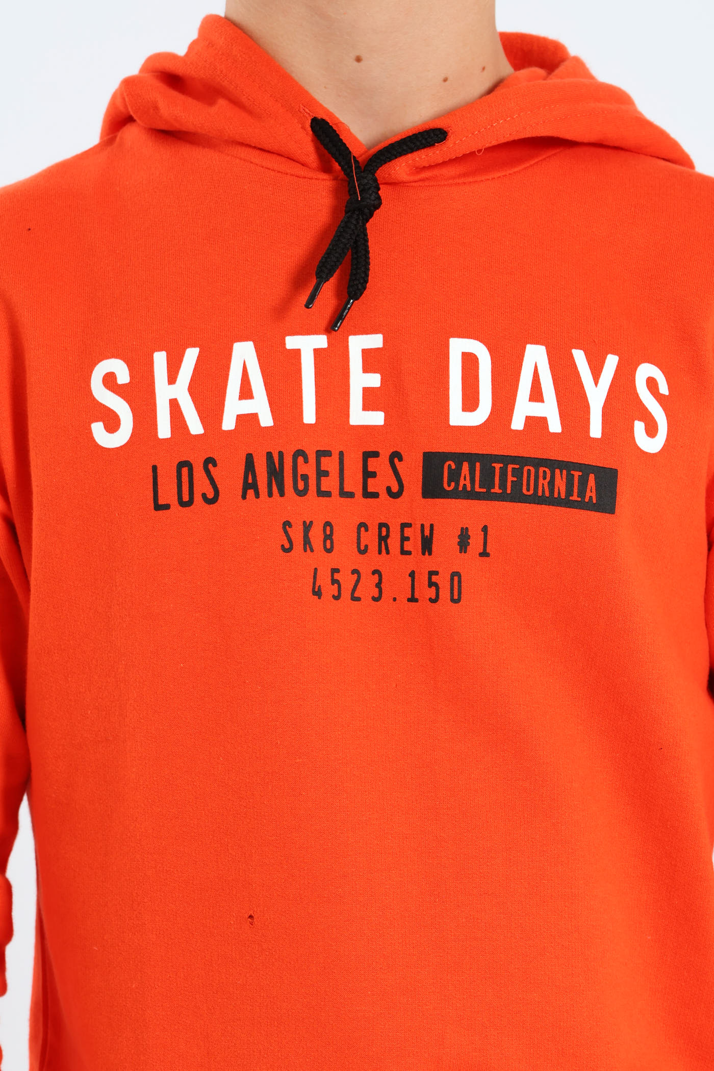 Boys Skate Days Hoody - Orange - Image 2
