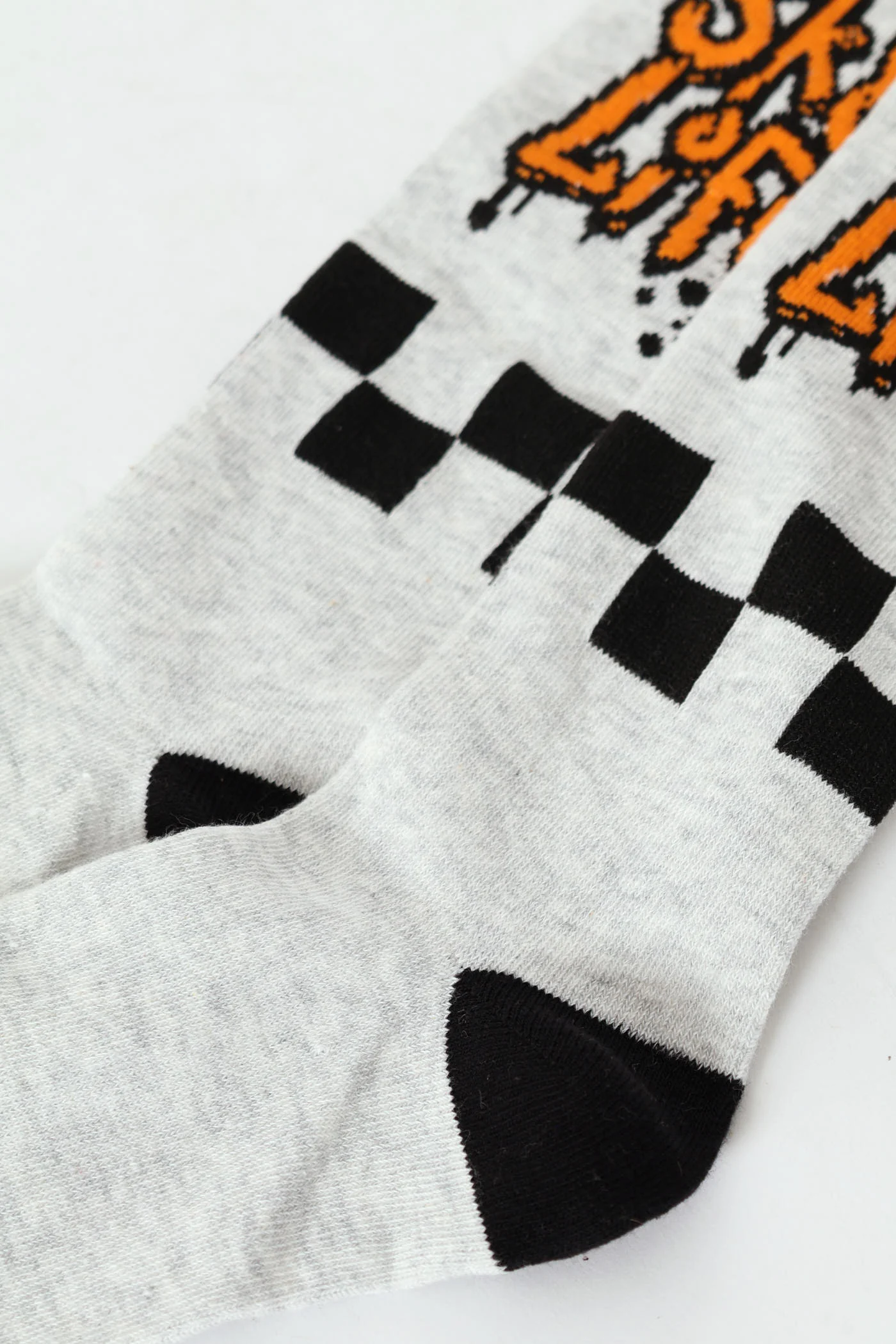 Boys Skatelife Kneehigh Socks - Grey - Image 2