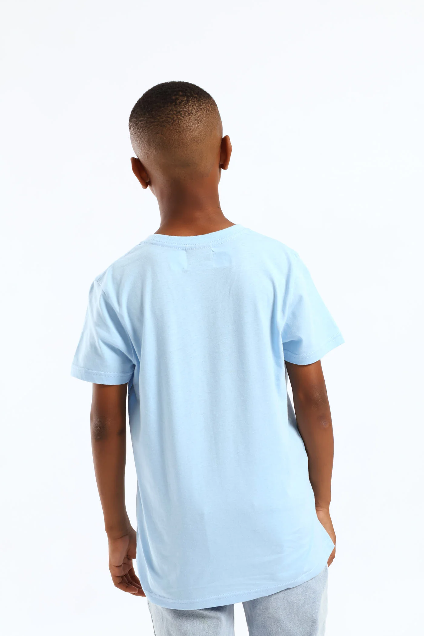Boys Skater Print T-Shirt - Blue - Image 5