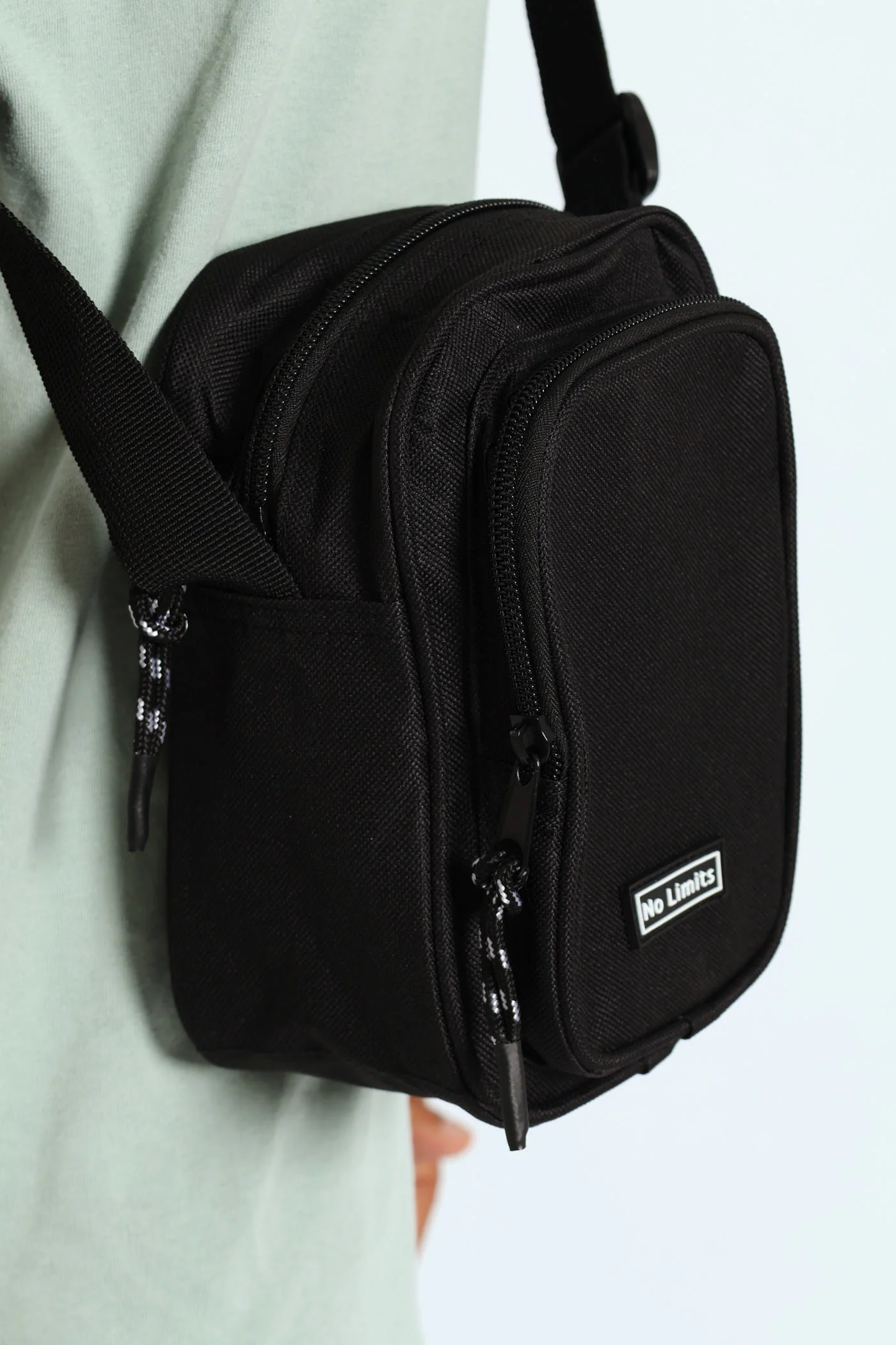 Boys Sling Bag - Black - Image 5