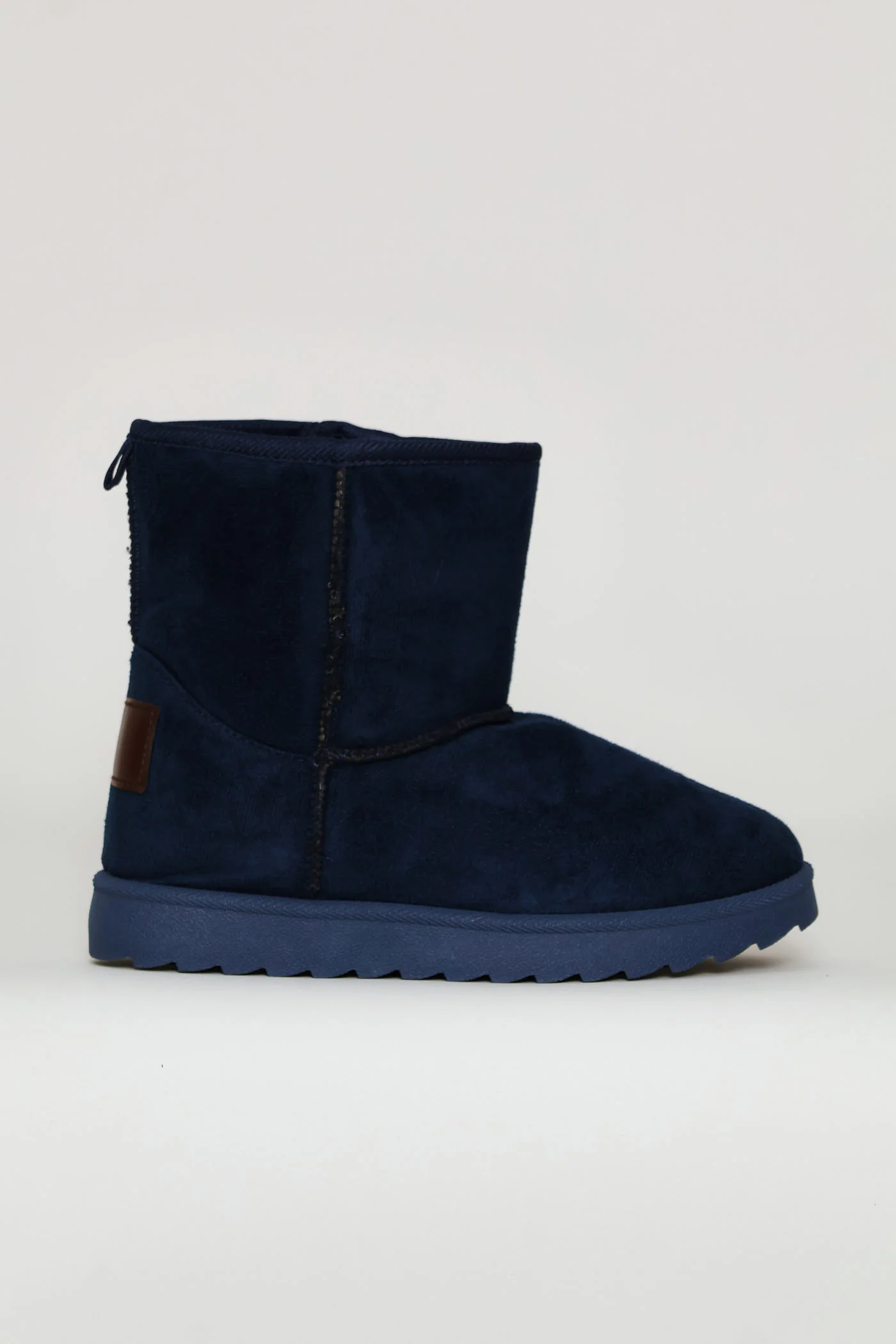 Boys Slipper Boot - Navy - Image 3