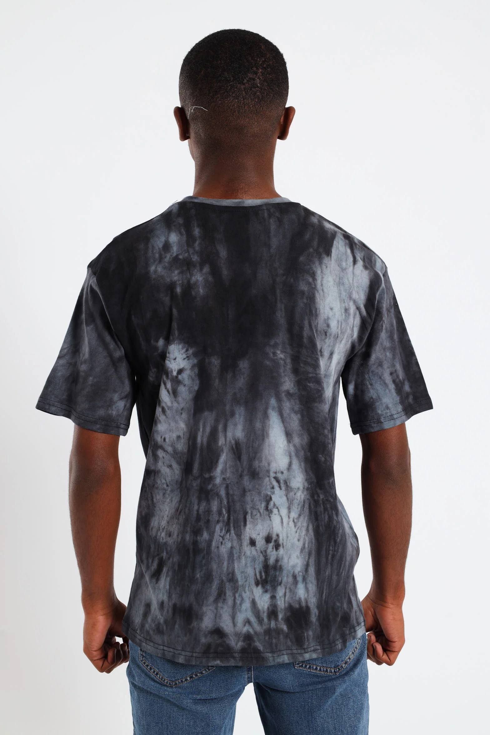 Boys Spectra Dye Oversized Brooklyn T-Shirt - Black - Image 3