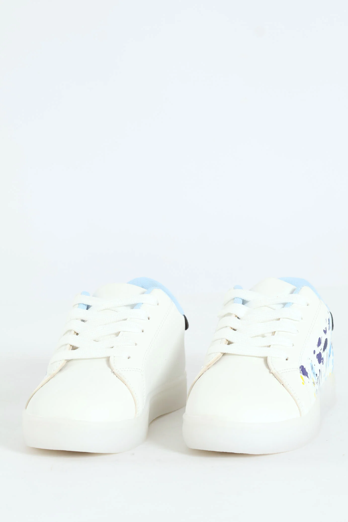 Boys Splatter Light-Up Sneaker - White - Image 3