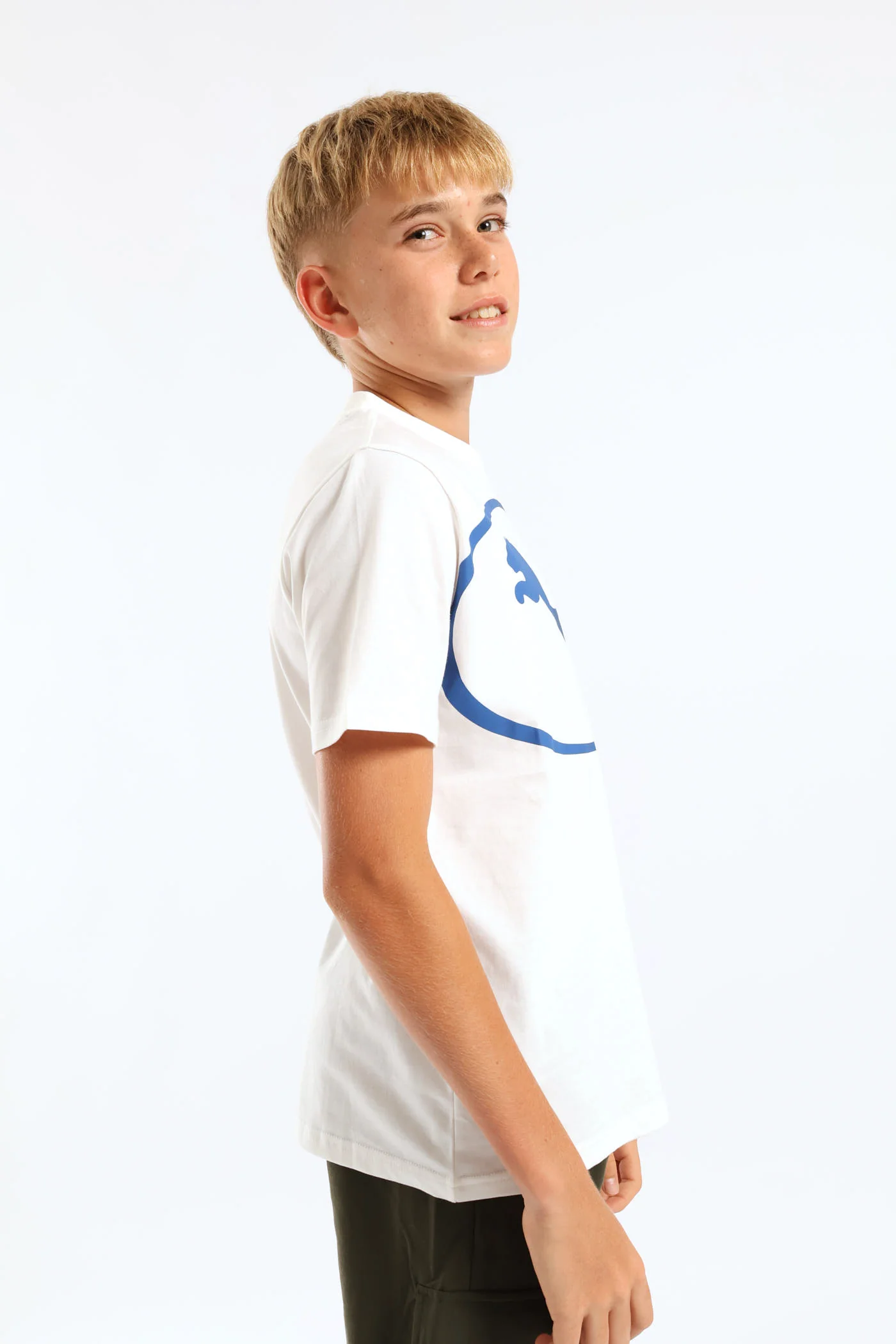 Boys Sport Tee - White - Image 3