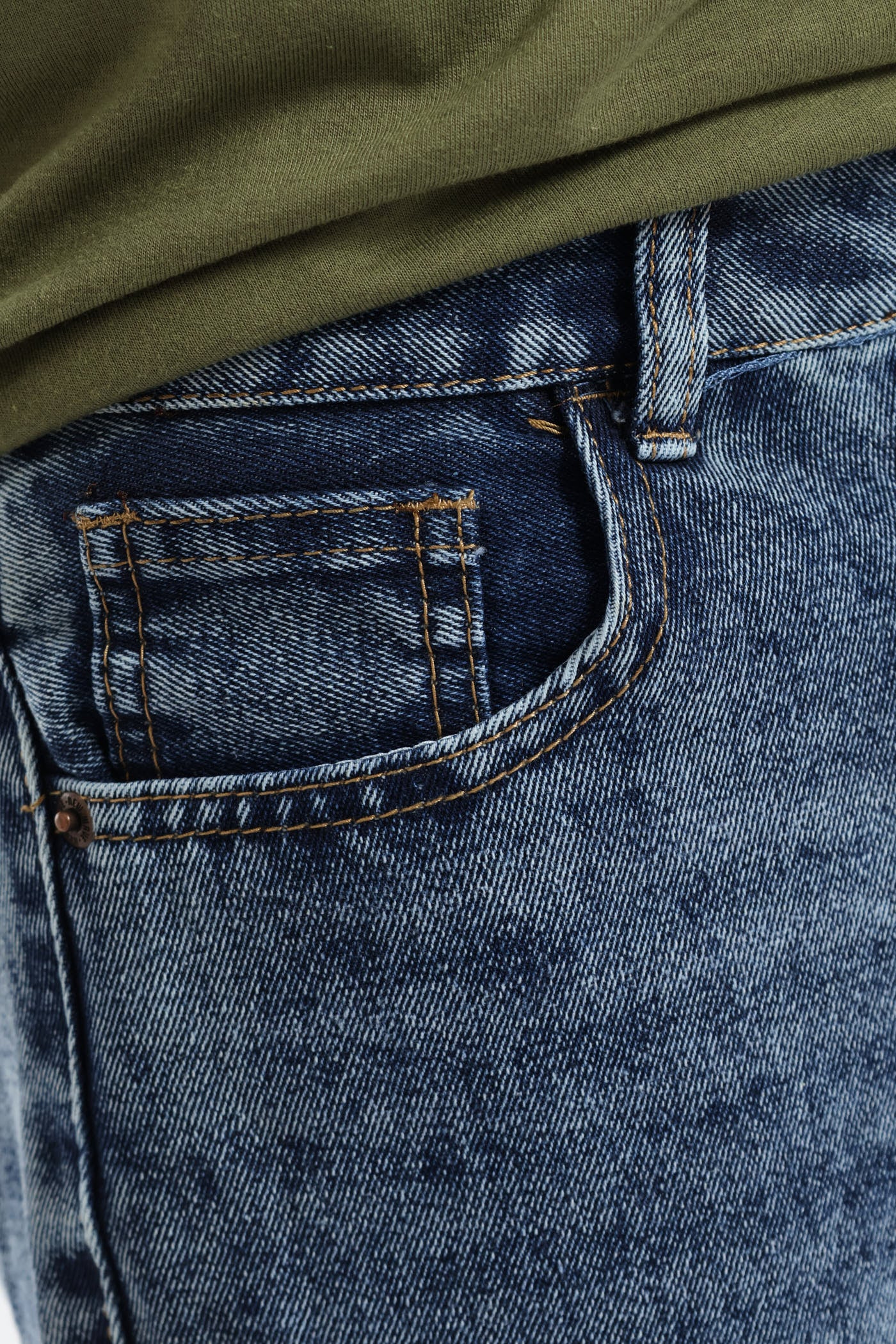 Boys Stonewash Denim Bermuda Short - Blue - Image 3